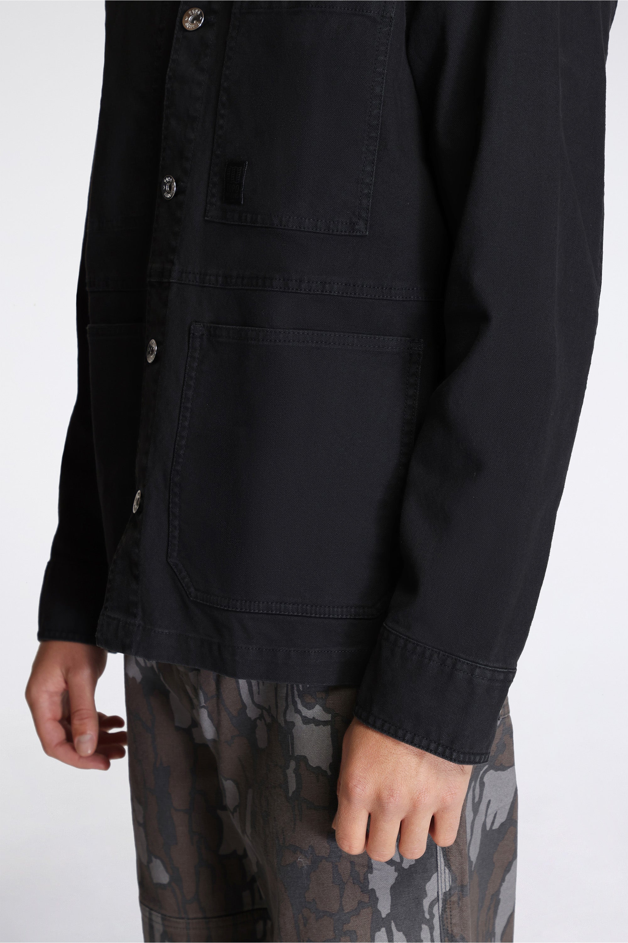 Utility Jacket Mens Black
