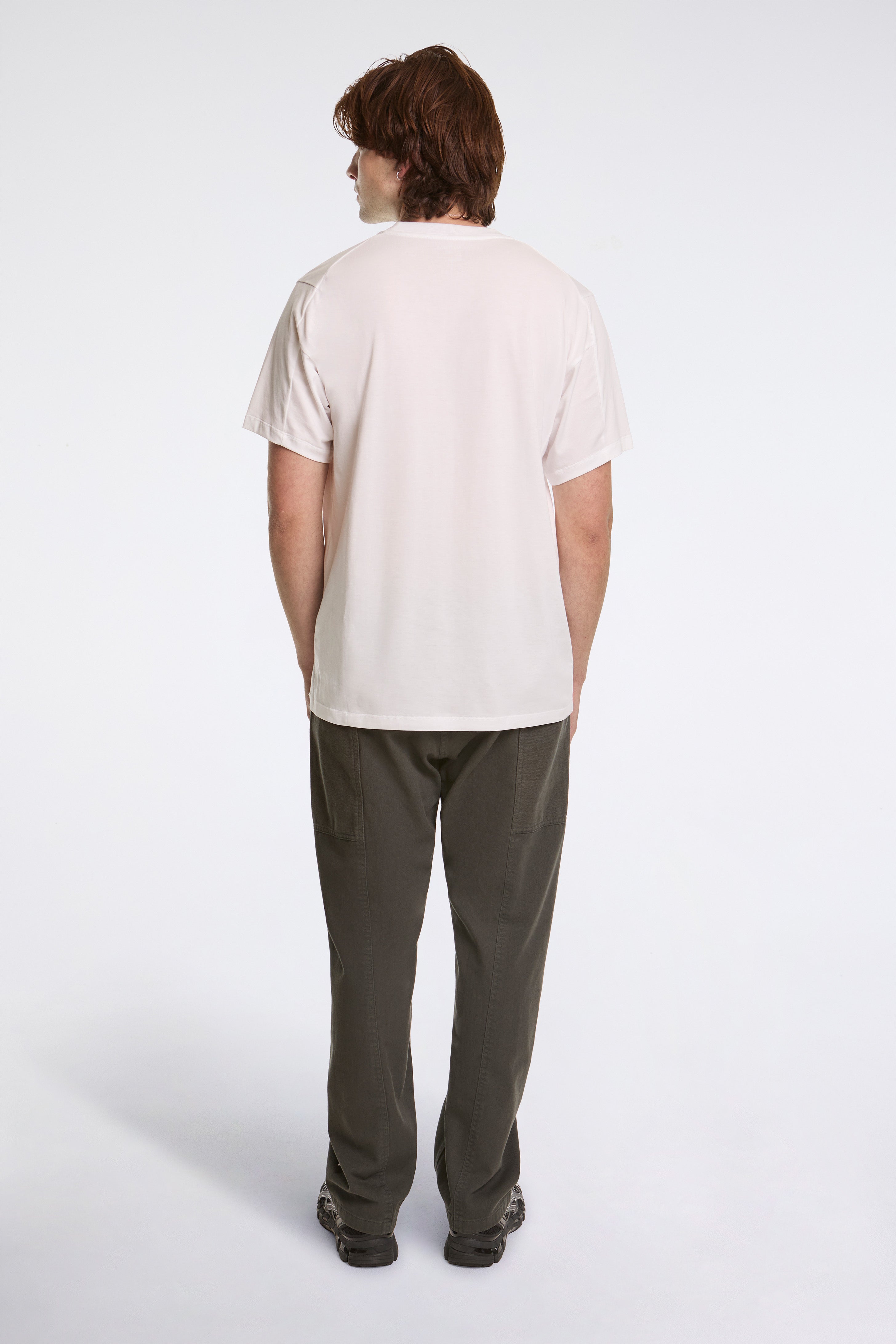 Kragg Sl Cotton Ss M White Light