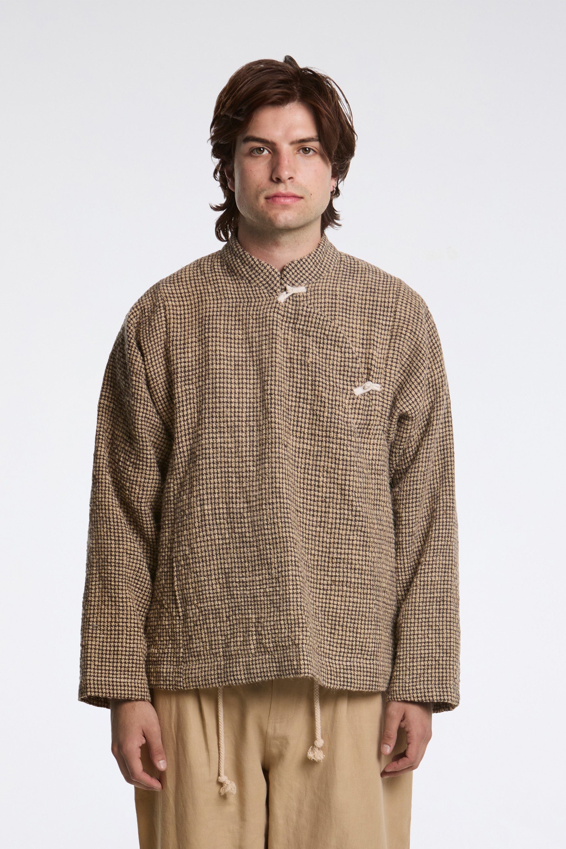 Shepherd Jacket Handwoven Tweed Wool
