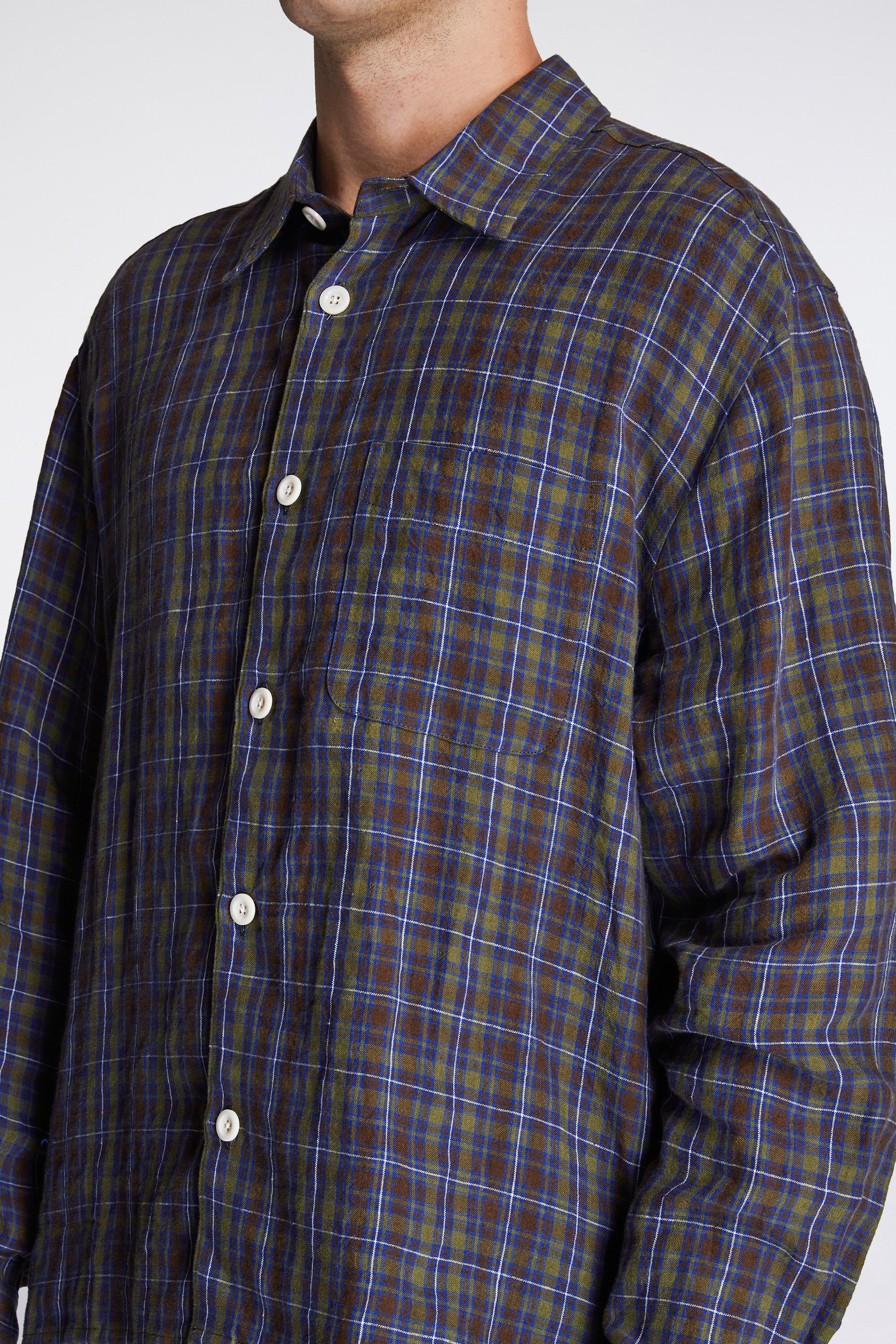 Relaxed Farmer Shirt Damson