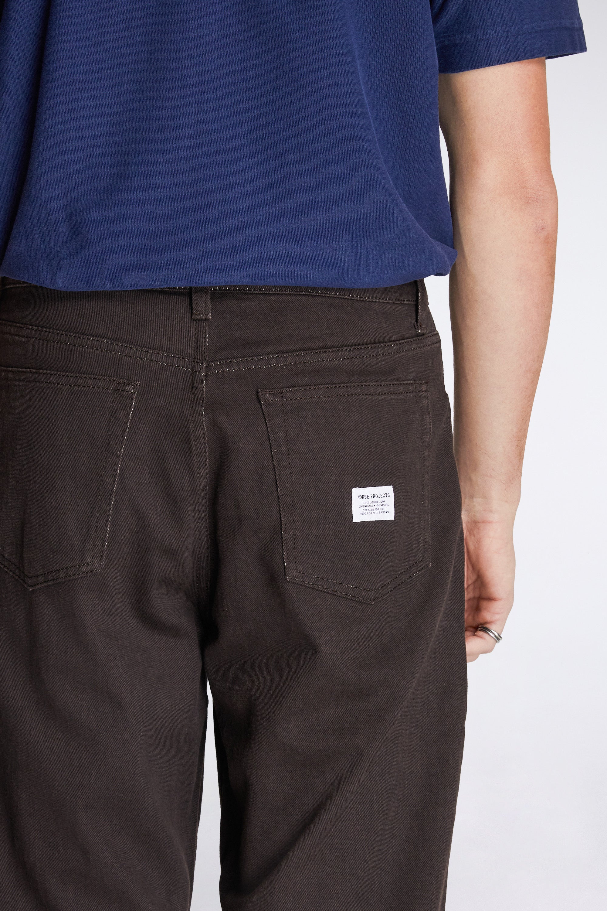Korshavn Relaxed 5 Pocket Resist Dyed Twill Shale