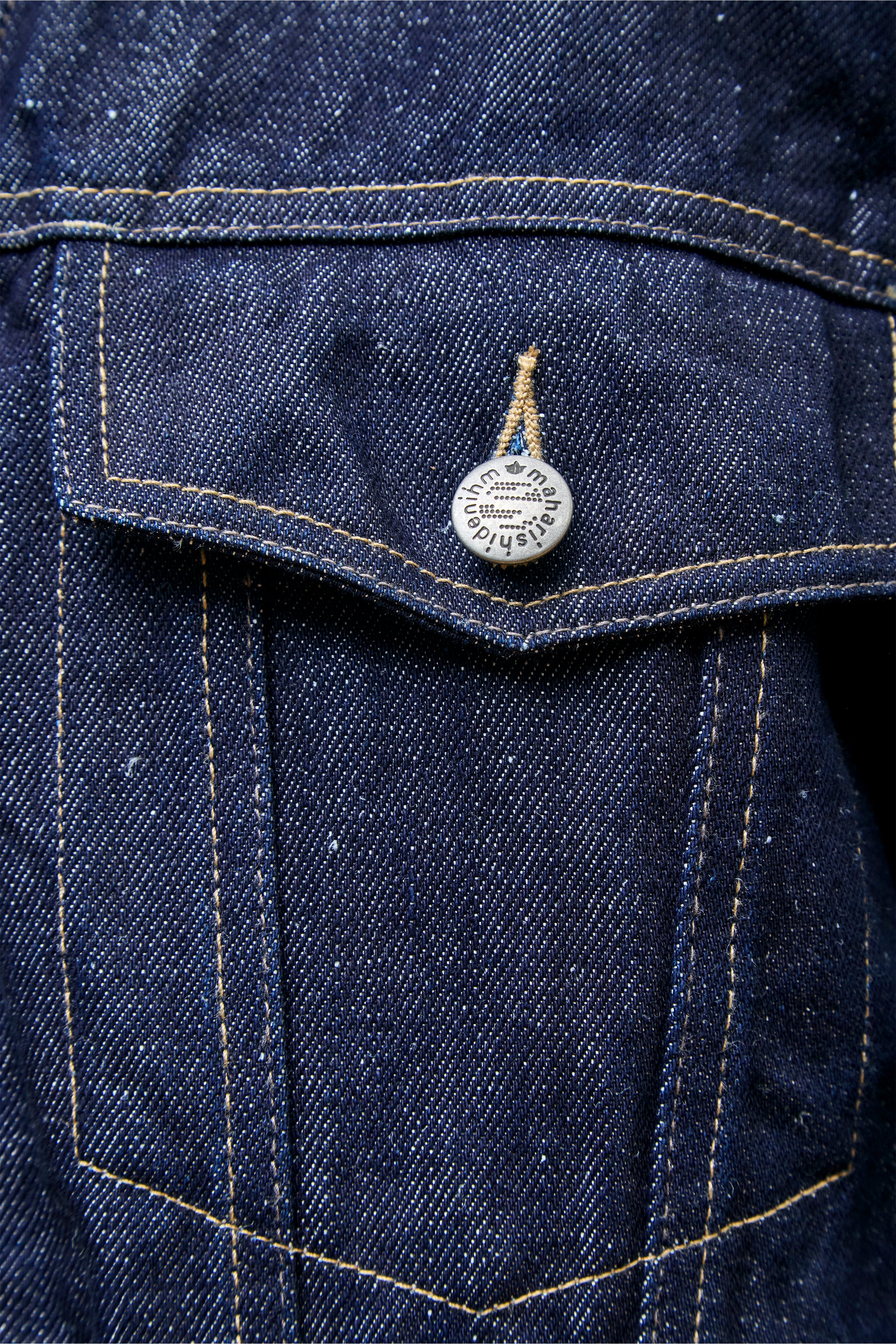 Maha Hemp Denim Kimono Indigo