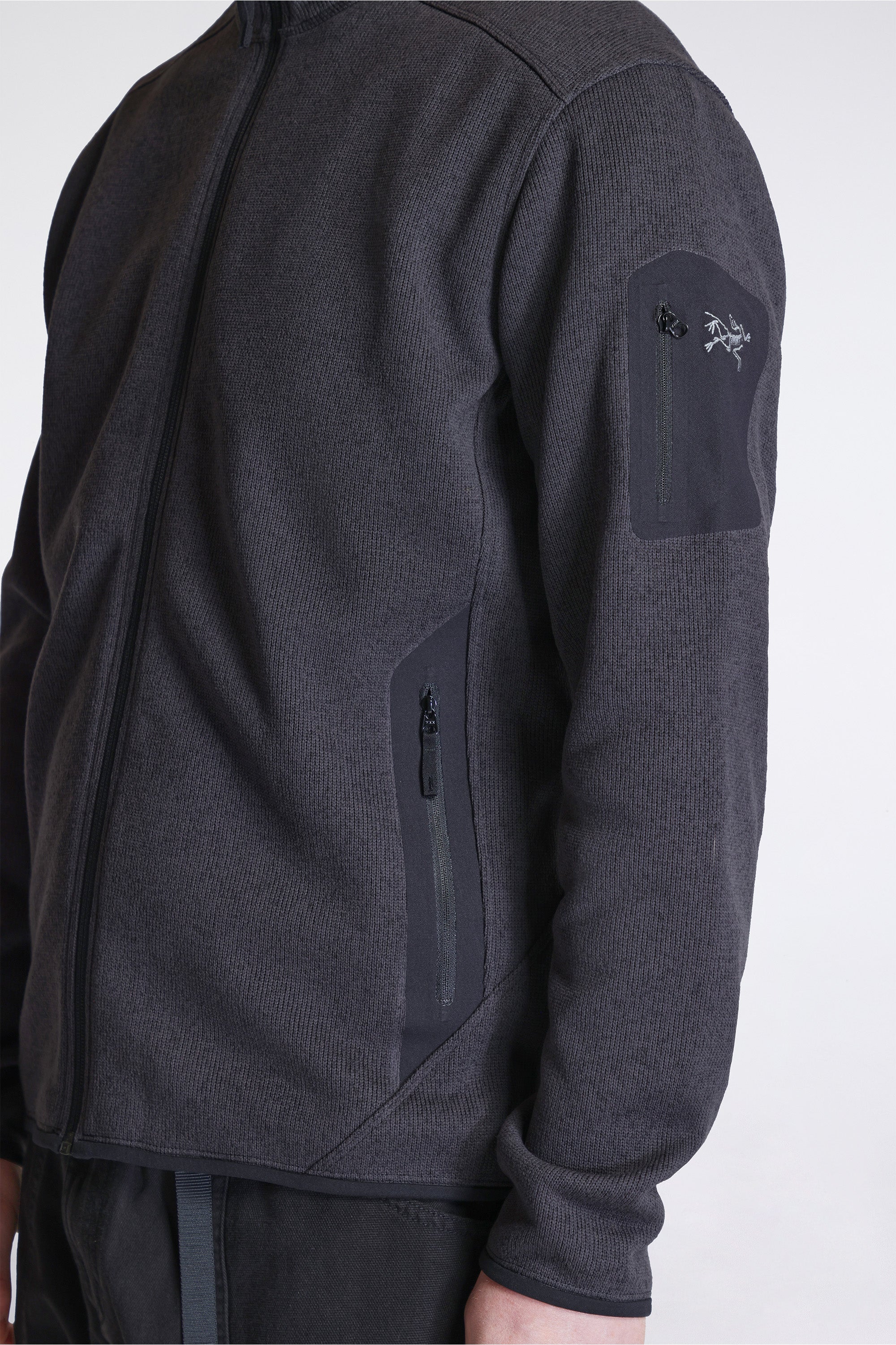Covert Cardigan M Black Heather II