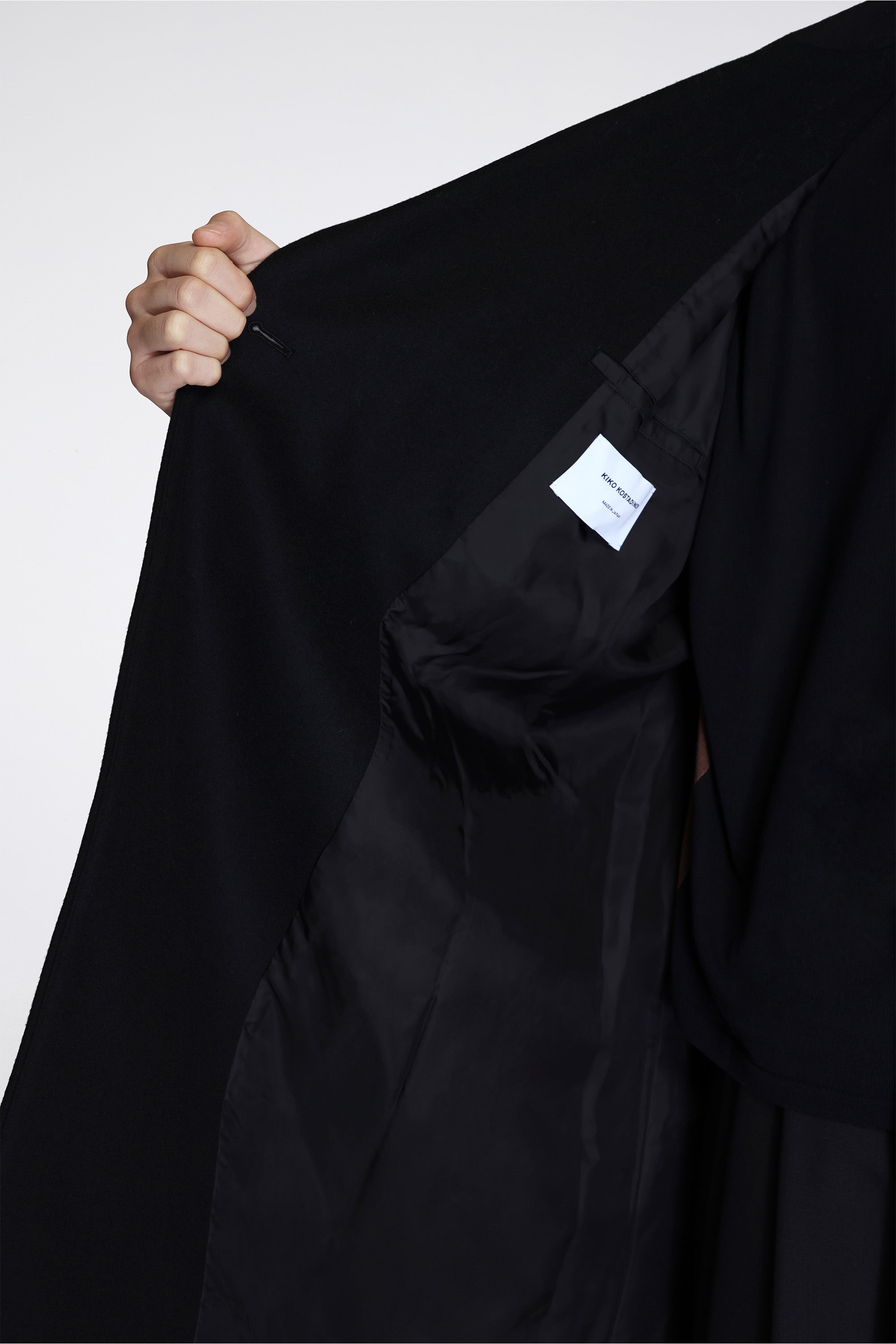 Epelde Overcoat Deep Black