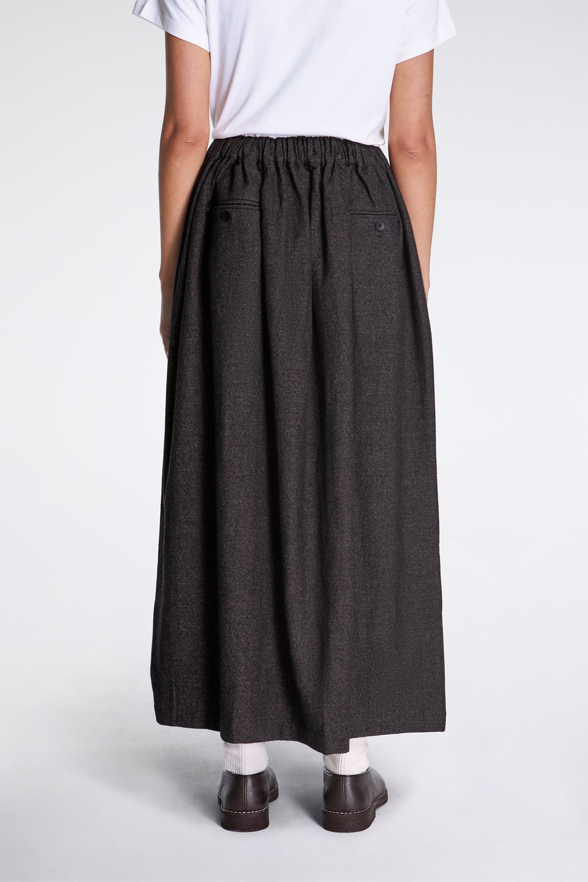 Hakama Skirt Charcoal