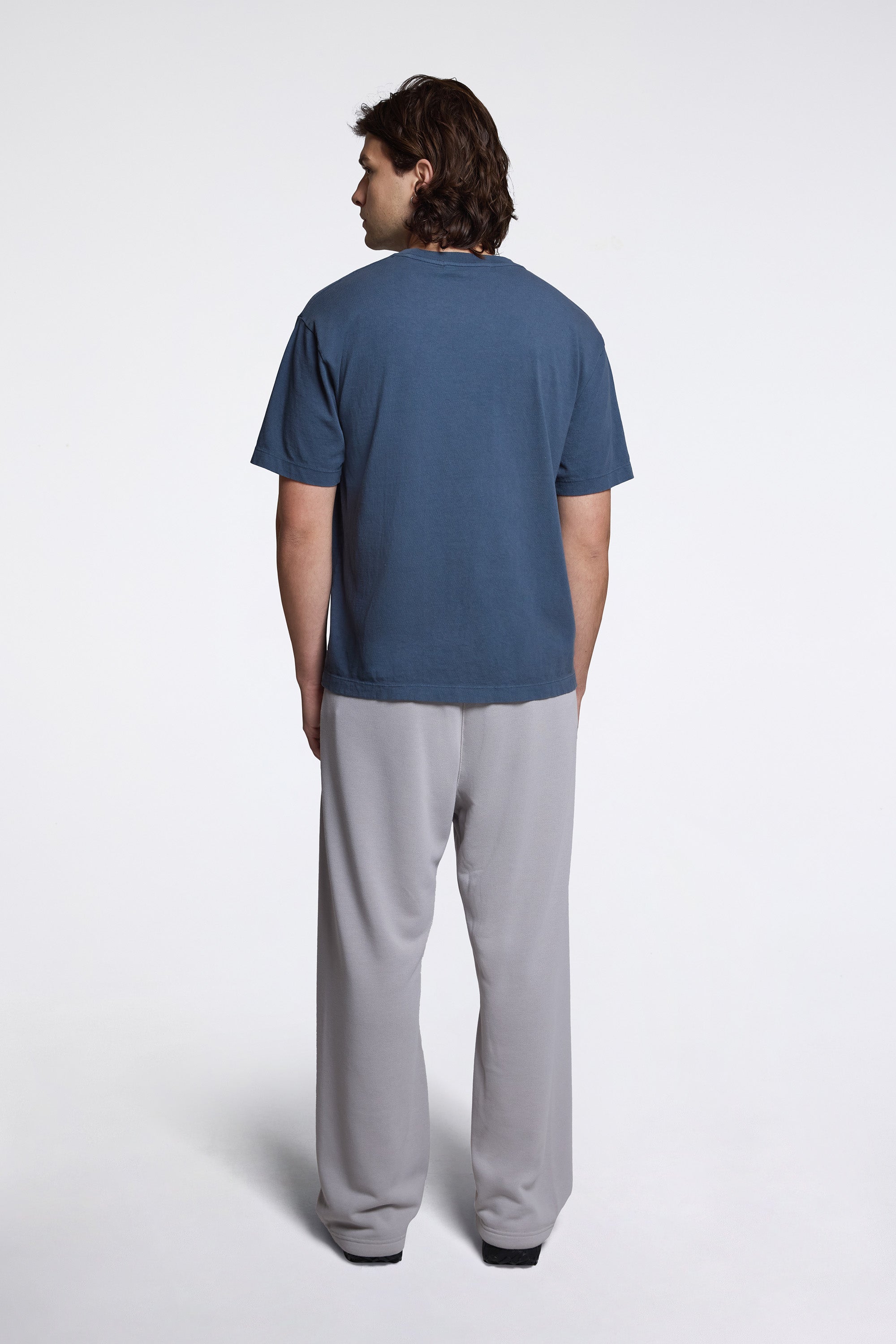 California Cotton Tee Runners Warm Blue