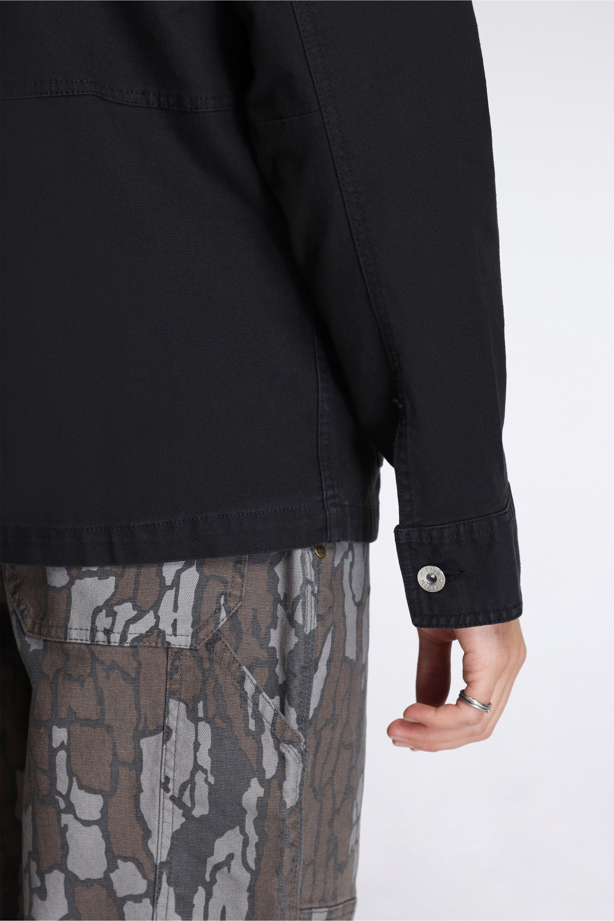 Utility Jacket Mens Black
