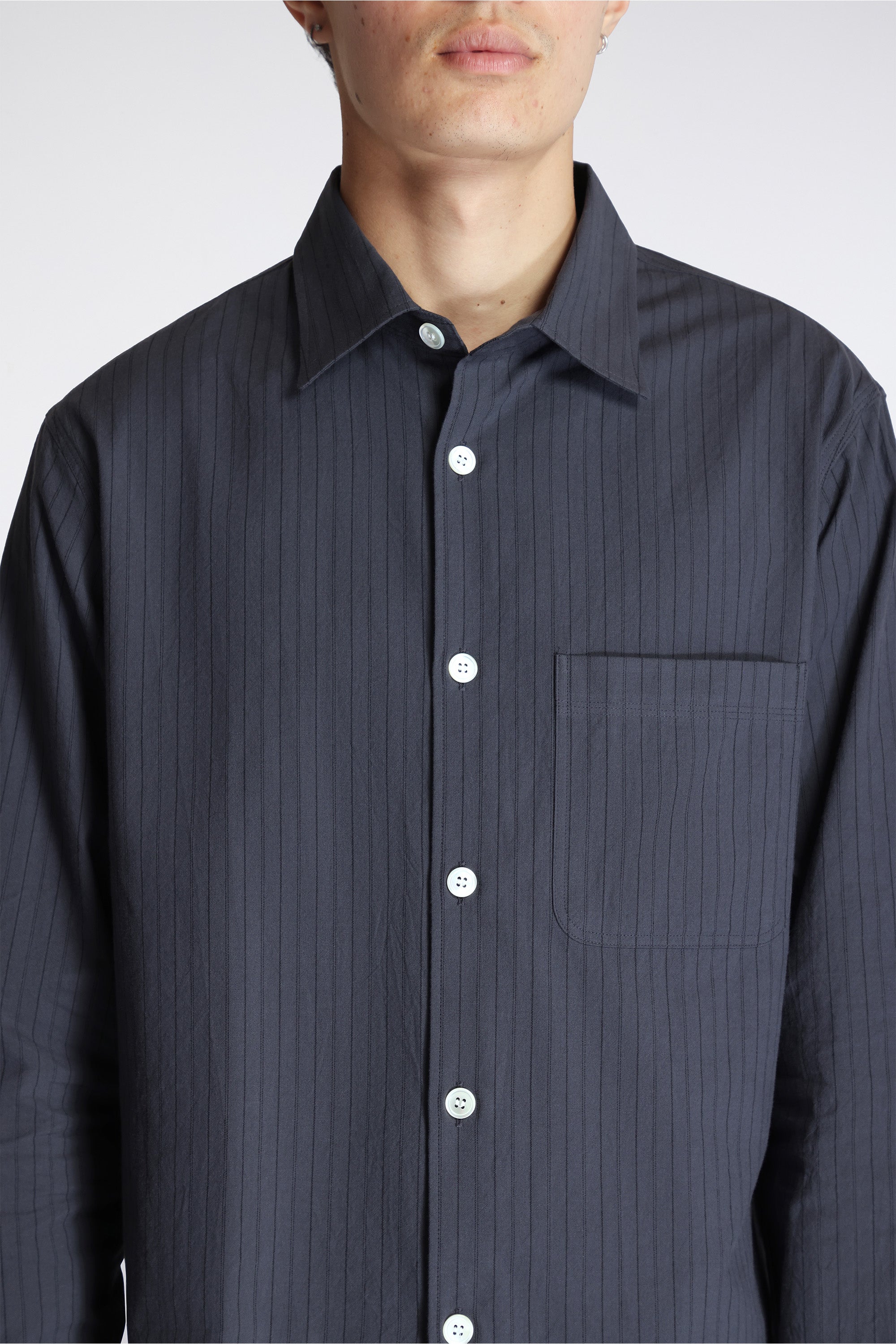 Another Shirt 4.0 JPN Small Dark Grey Stripe