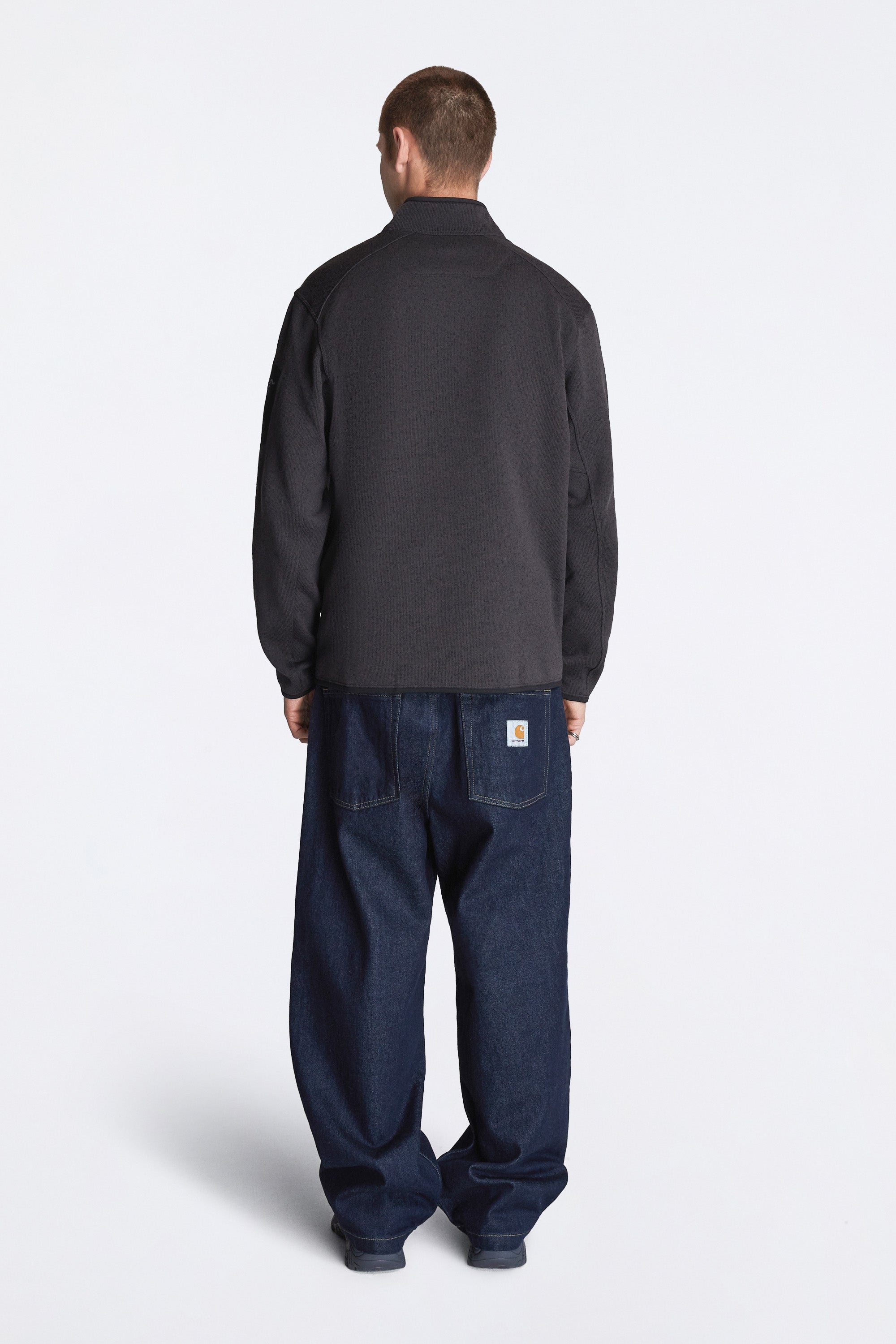 Covert 1/2 Zip M Black Heather II