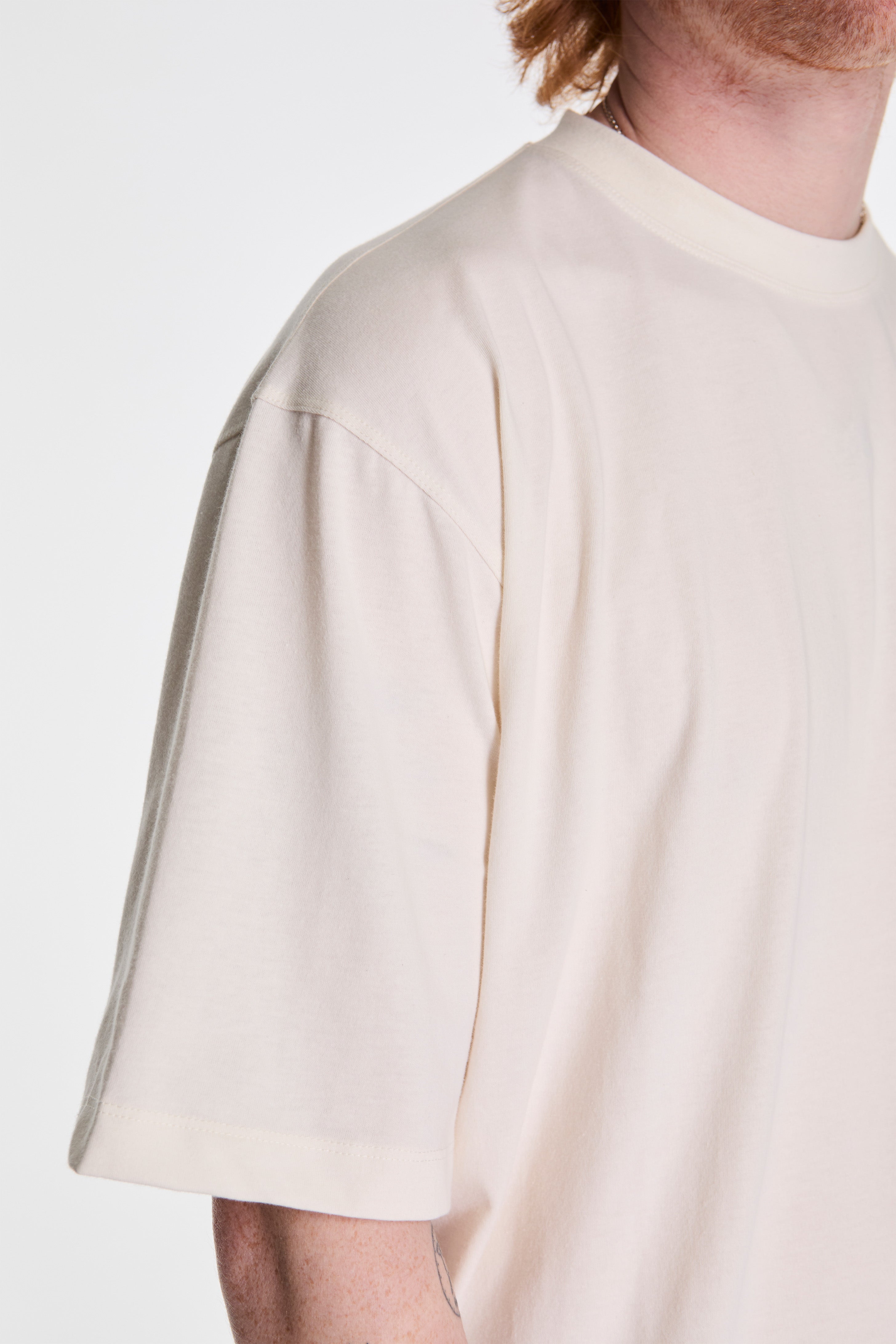 Box Fit T-Shirt Ecru