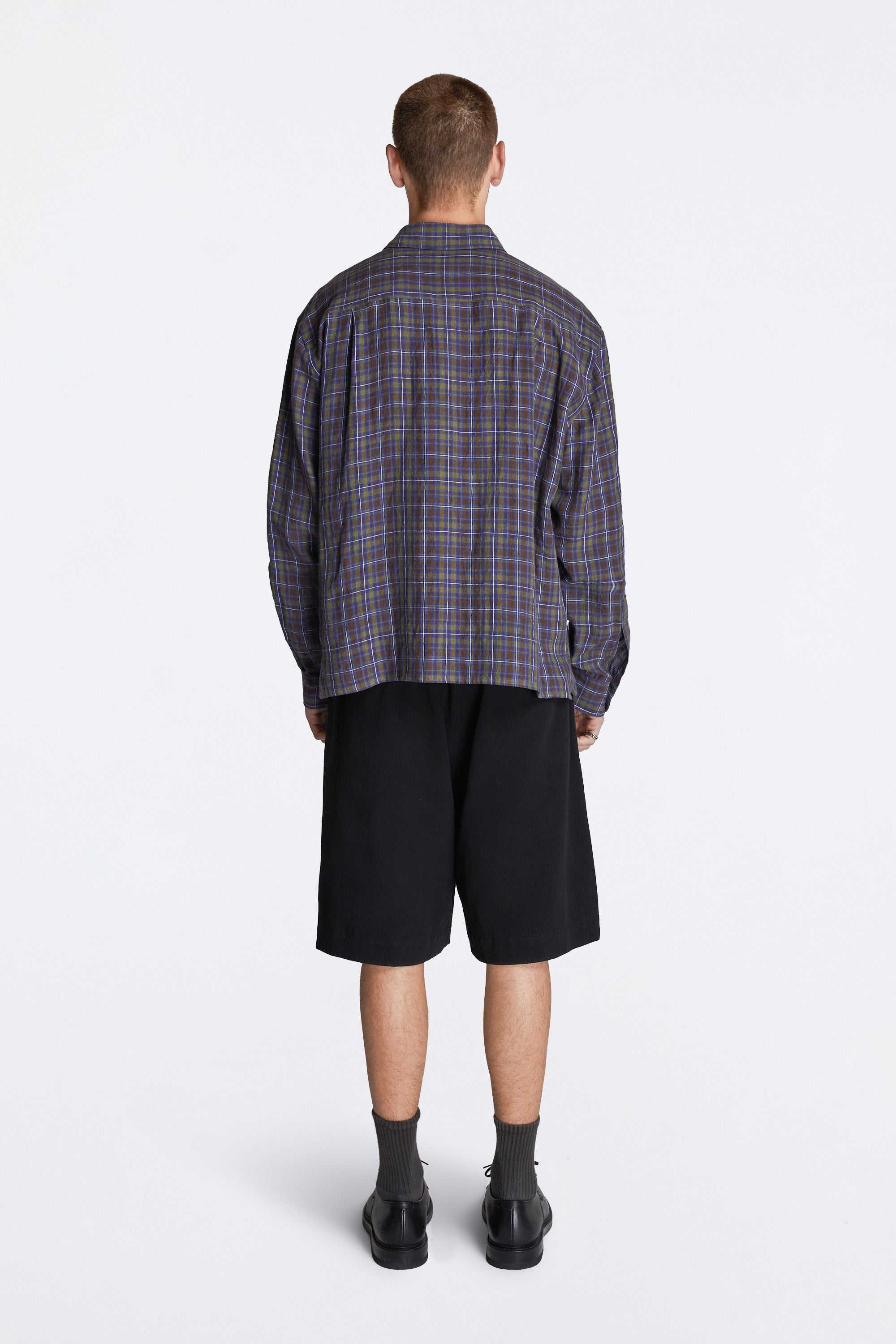 Relaxed Farmer Shirt Damson