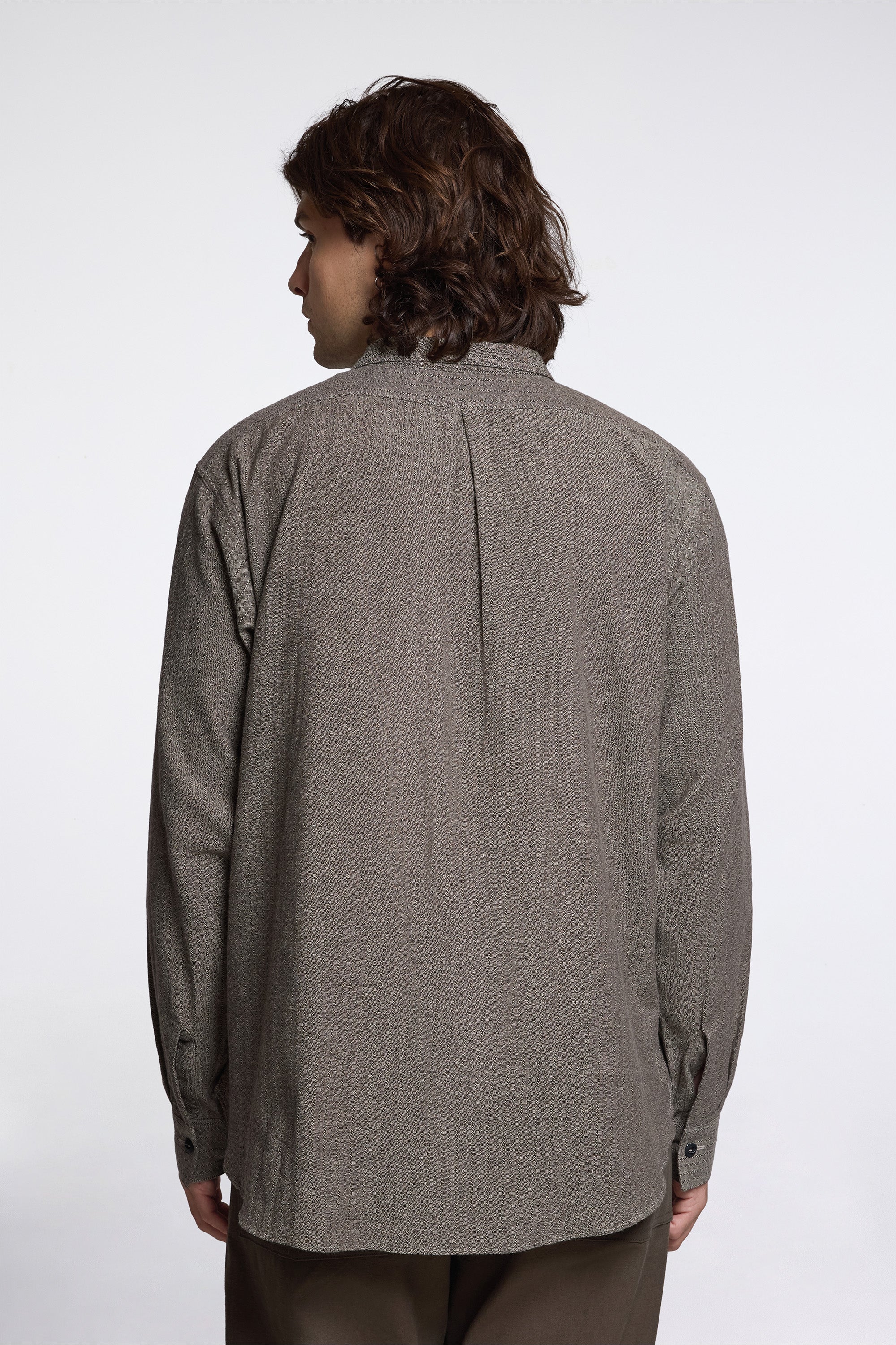Lot.106 Narrow Collar Shirt Charcoal