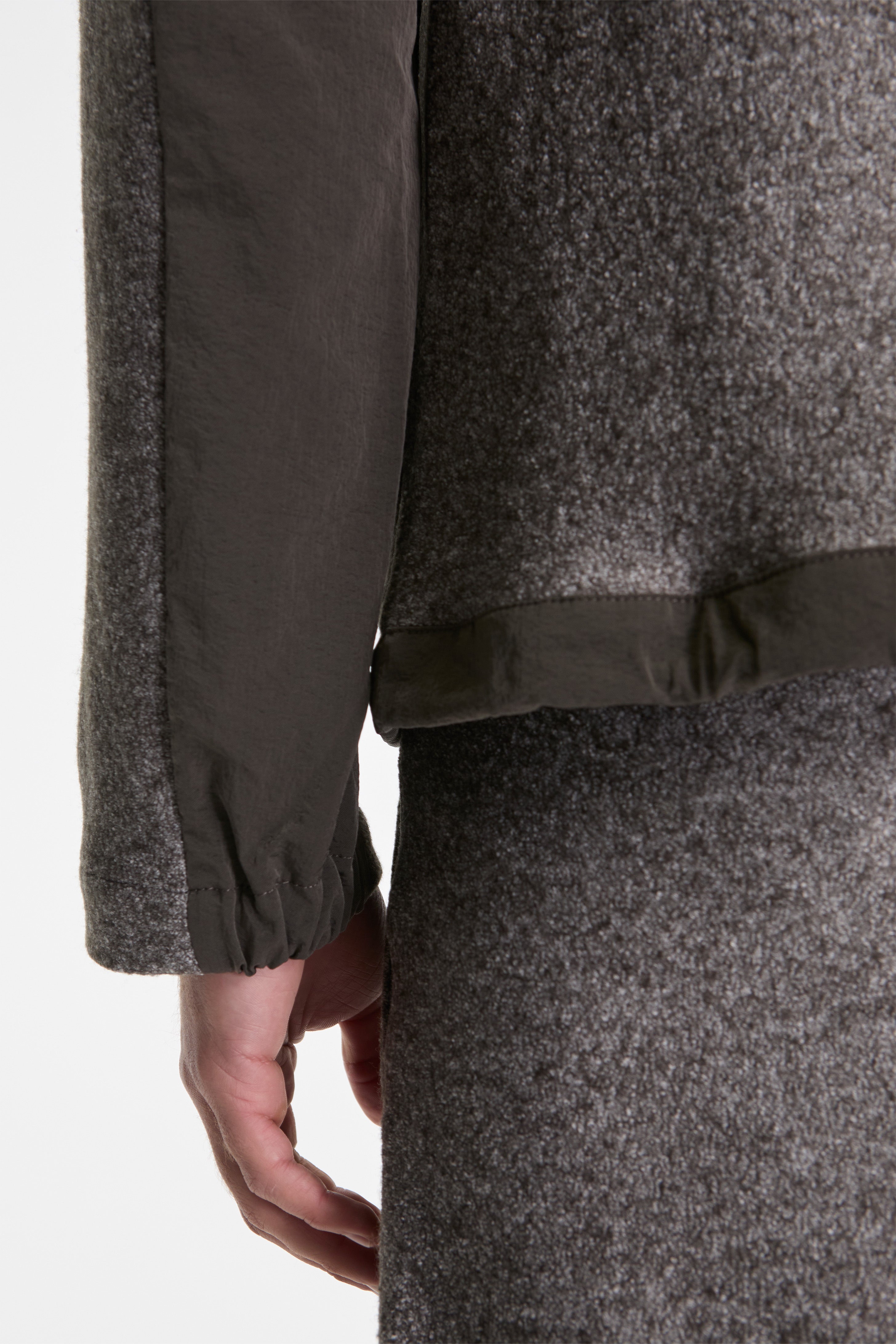 Reach Wool Nylon Outdoor Track Top Major Brown