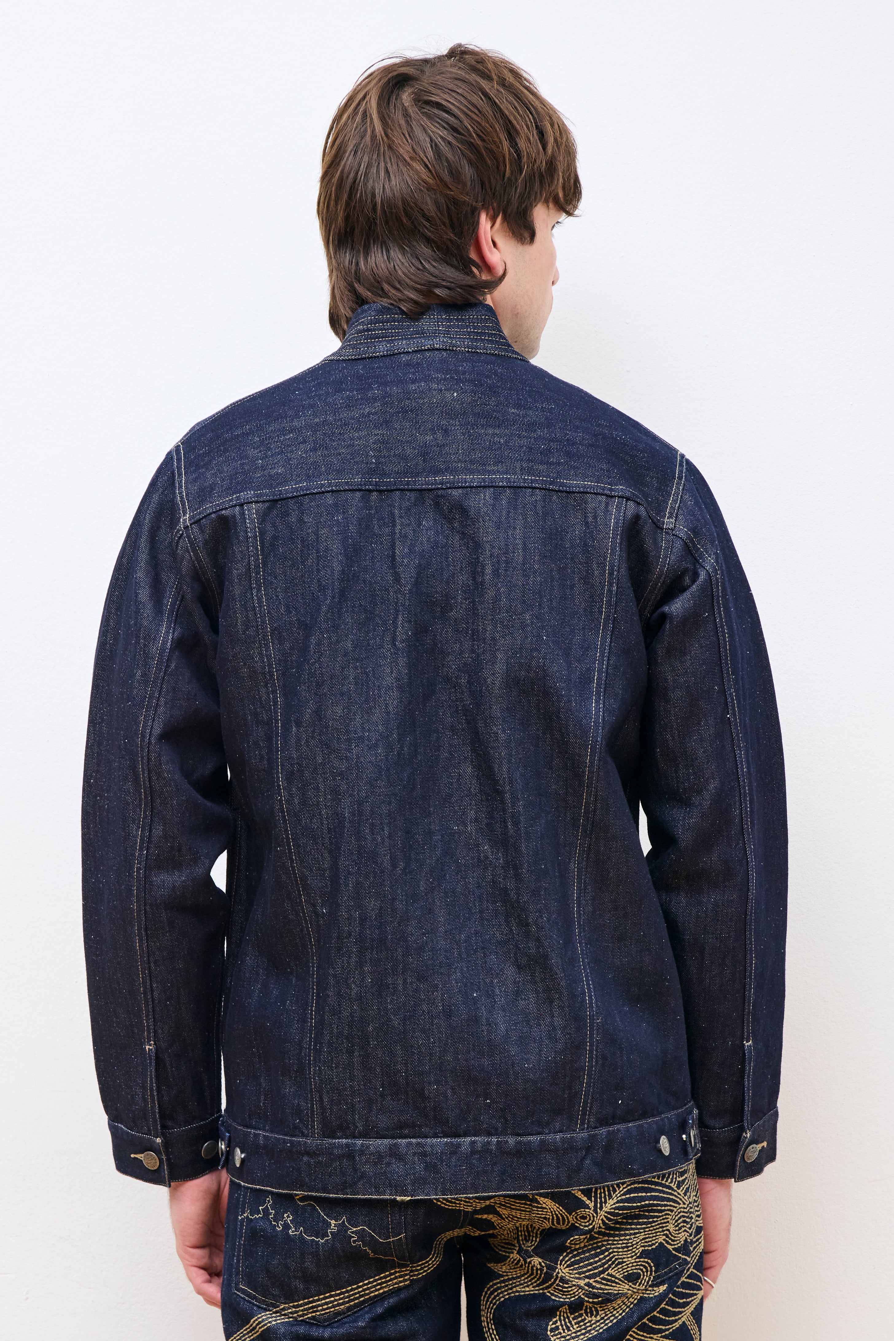 Maha Hemp Denim Kimono Indigo