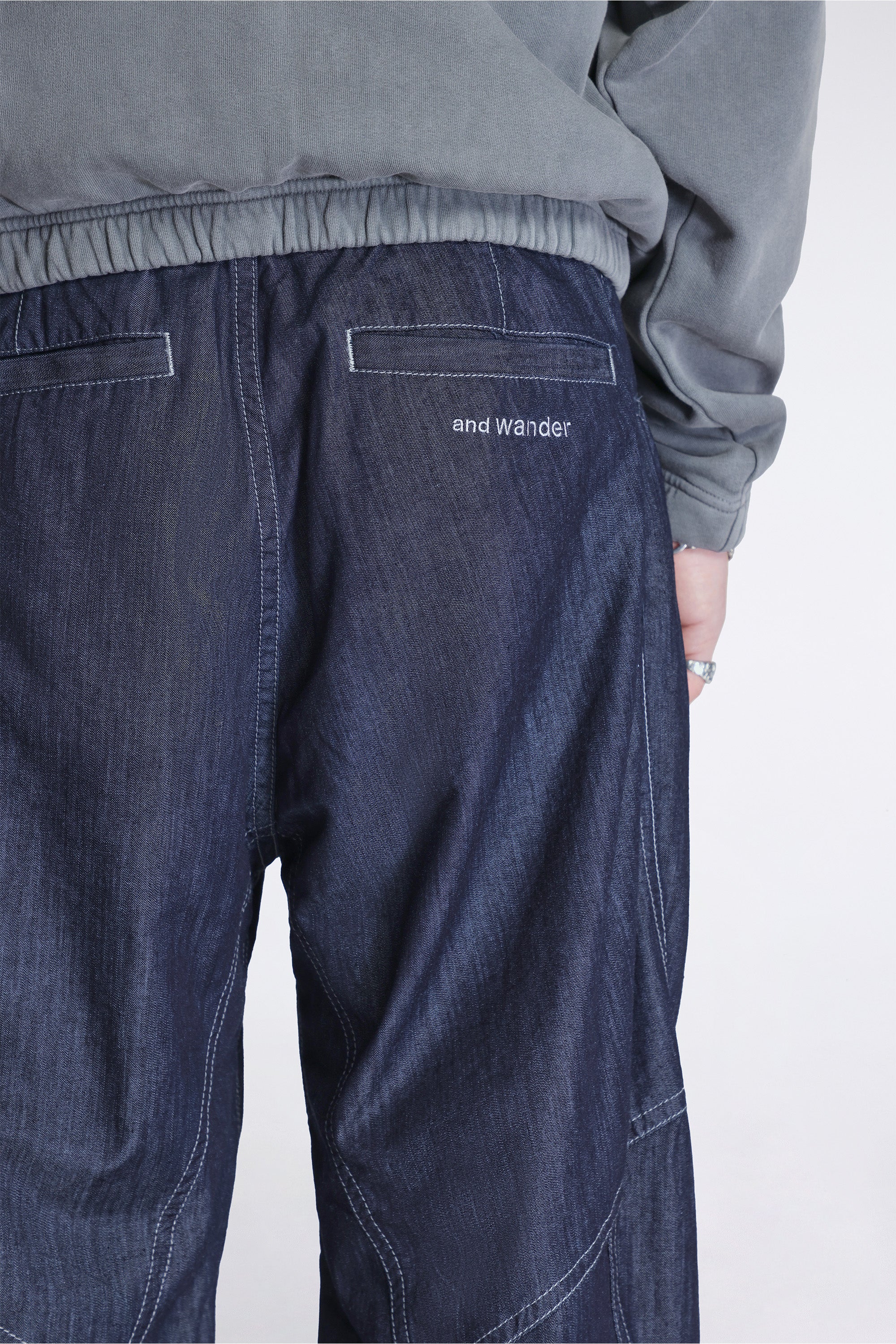 Dry Easy Denim Wide Pant Navy