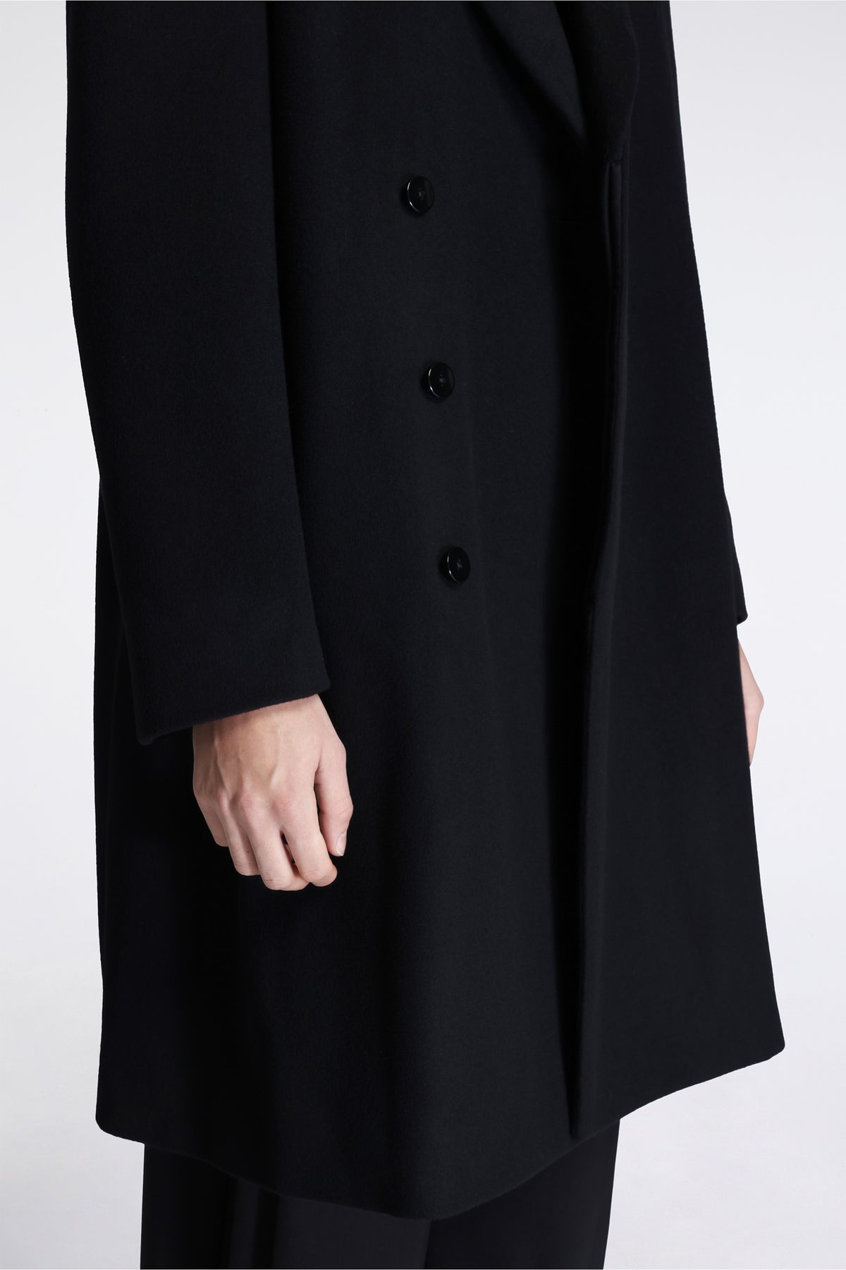 Epelde Overcoat Deep Black