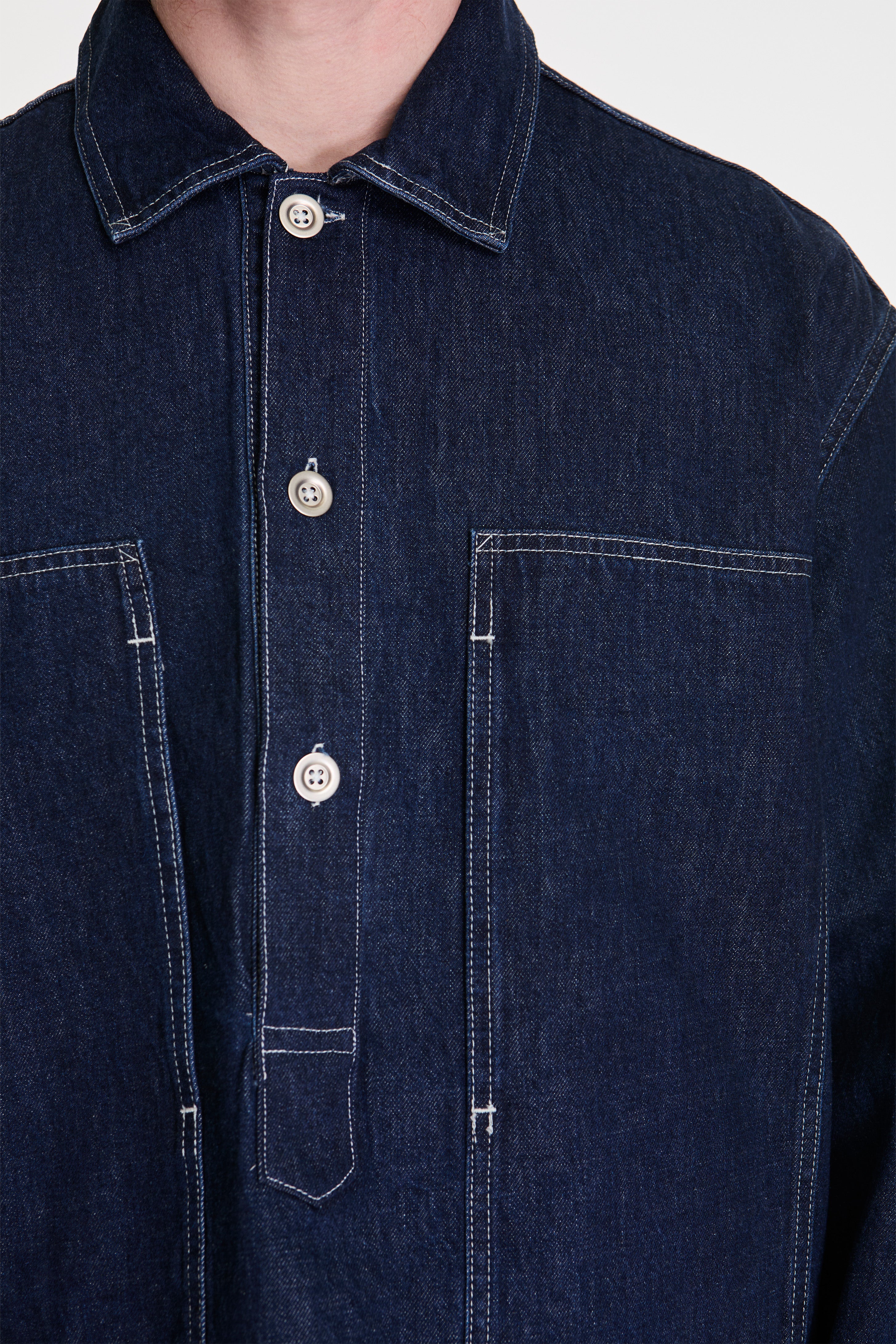 York Shirt Japanese Denim Indigo Wash