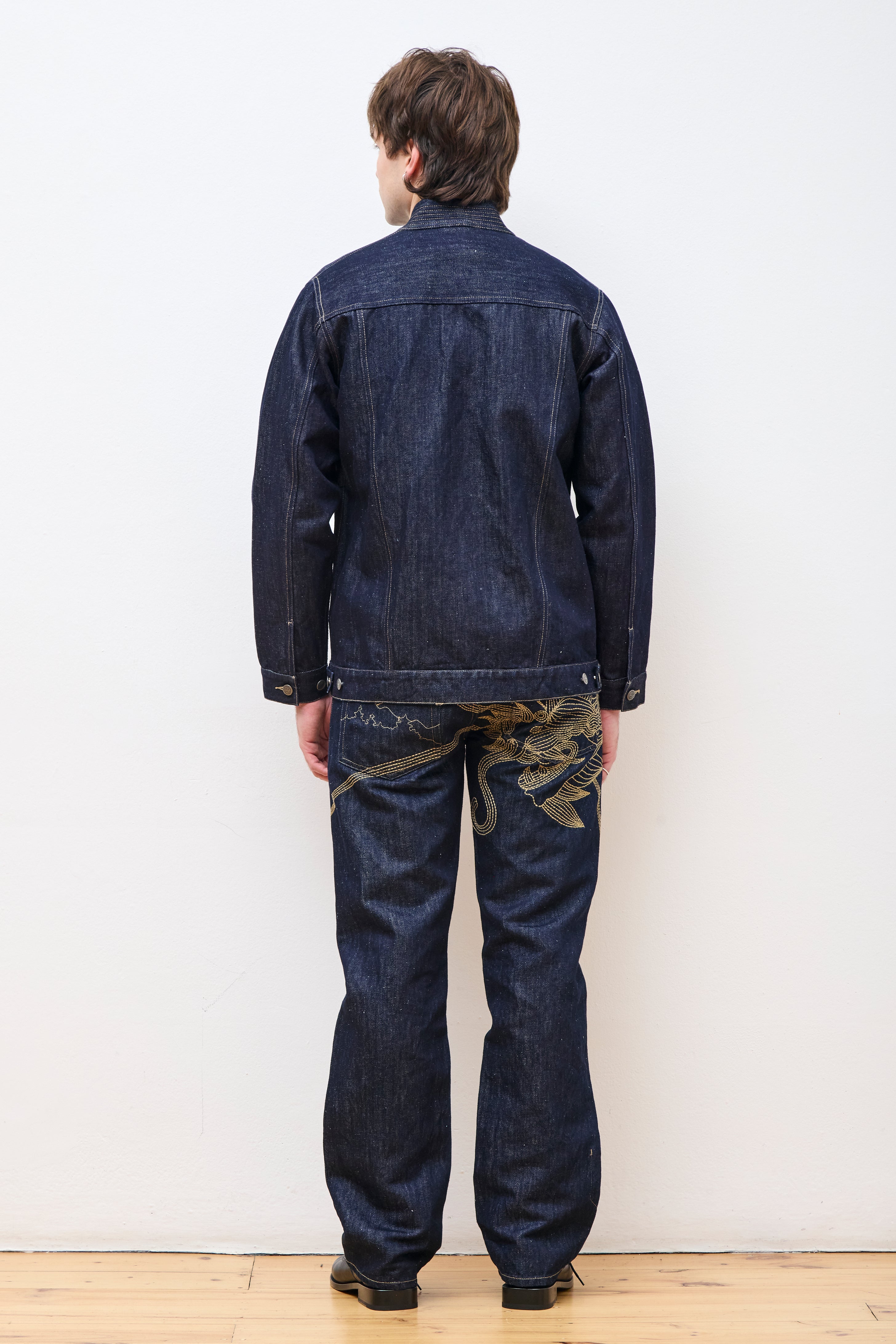Maha Hemp Denim Kimono Indigo
