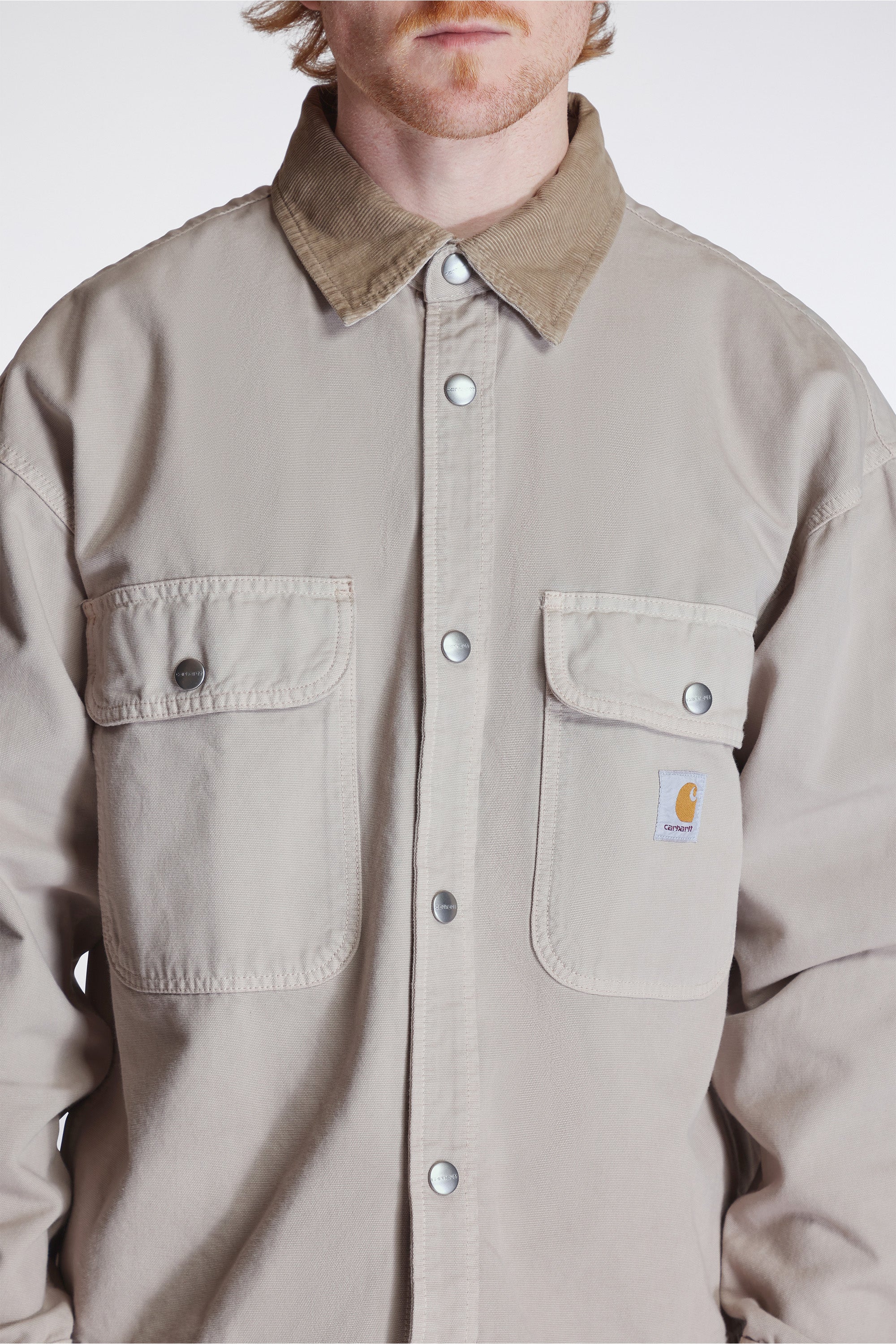 Prescott Shirt Jacket String/Leather
