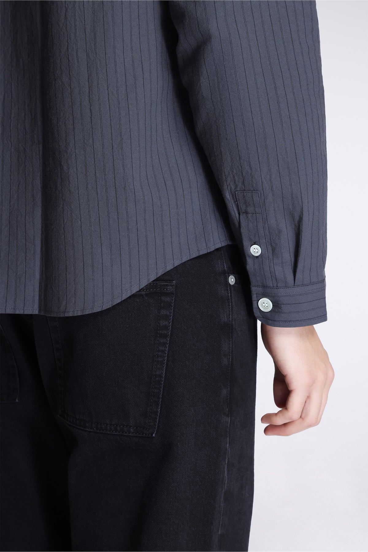 Another Shirt 4.0 JPN Small Dark Grey Stripe