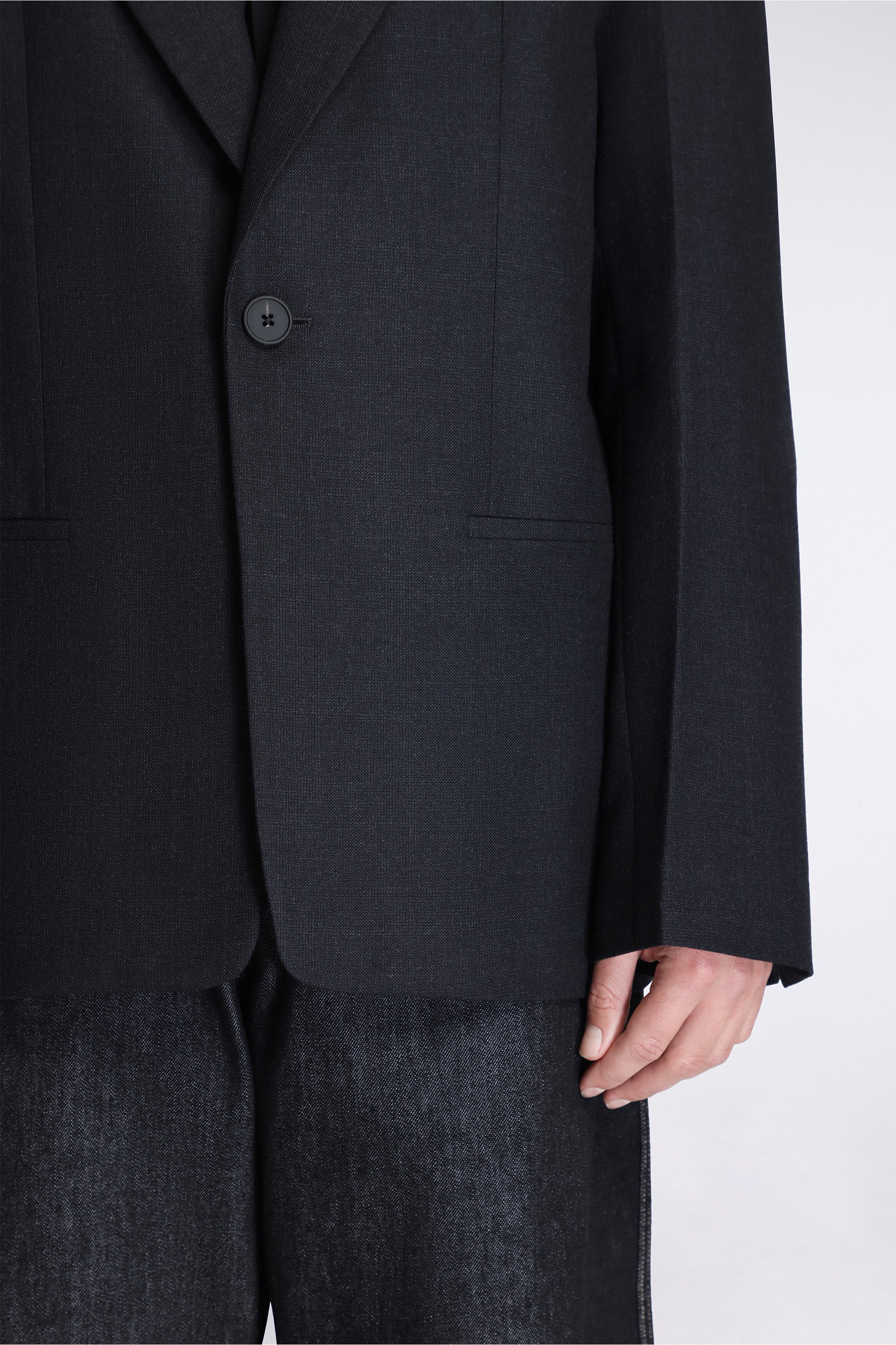 Fenn Single Breasted Blazer Flint