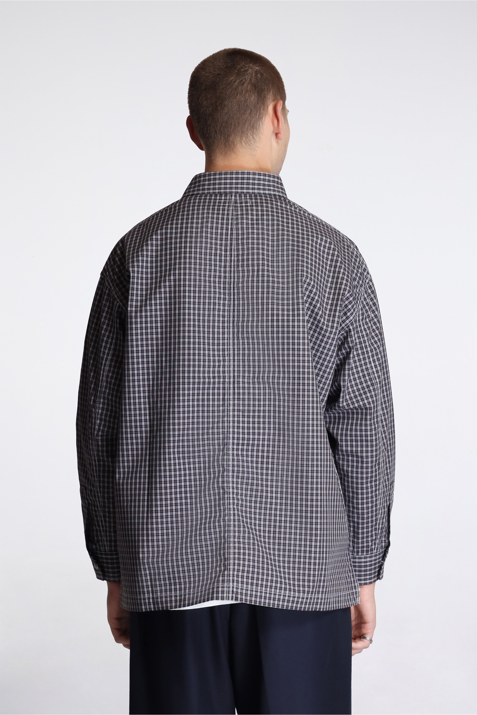Check Utility Shirt Black/White/Charcoal
