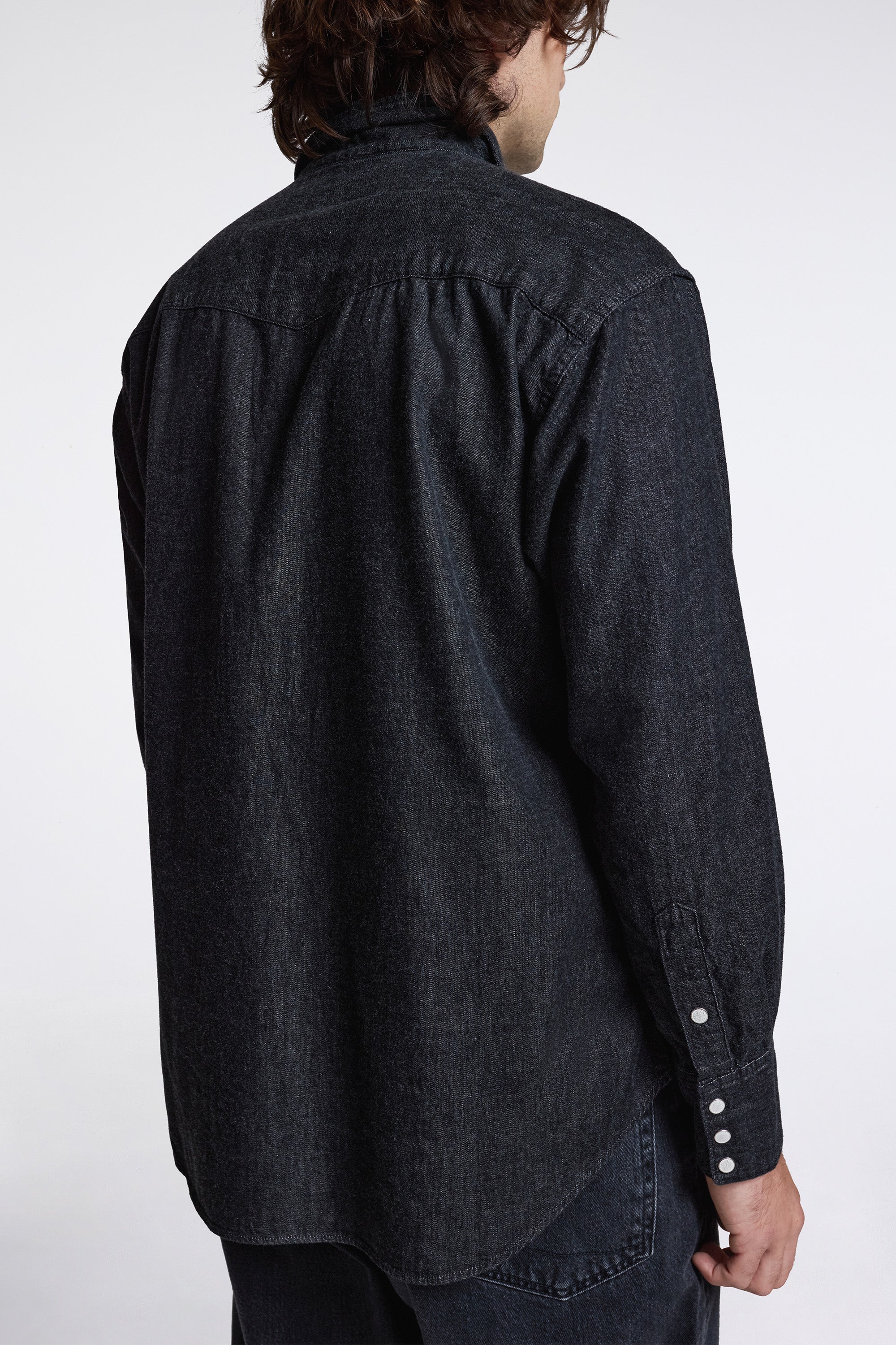 Western Shirt Black Denim