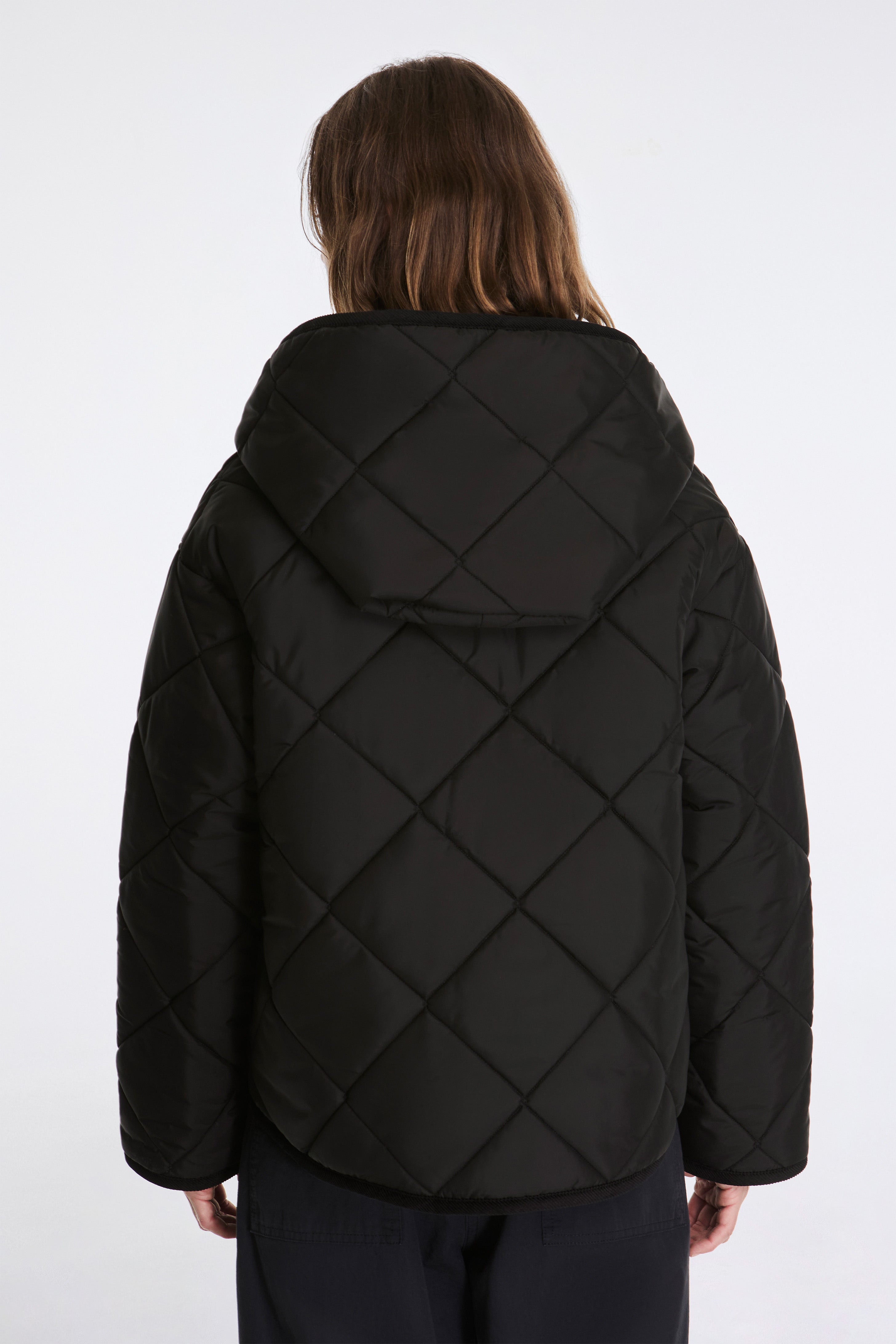 Big Quilt Zipped Craydon Womens Sable/Black
