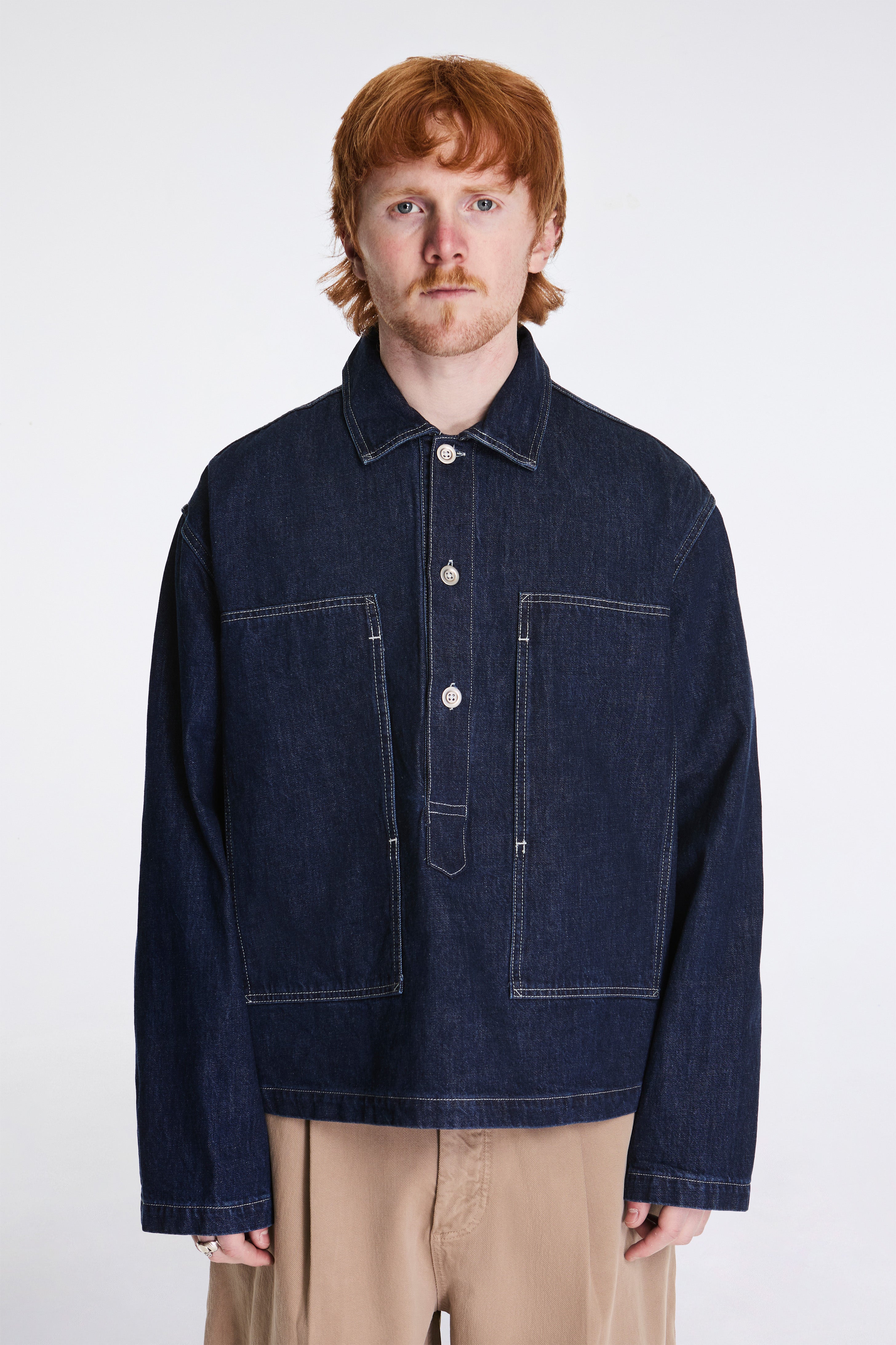 York Shirt Japanese Denim Indigo Wash