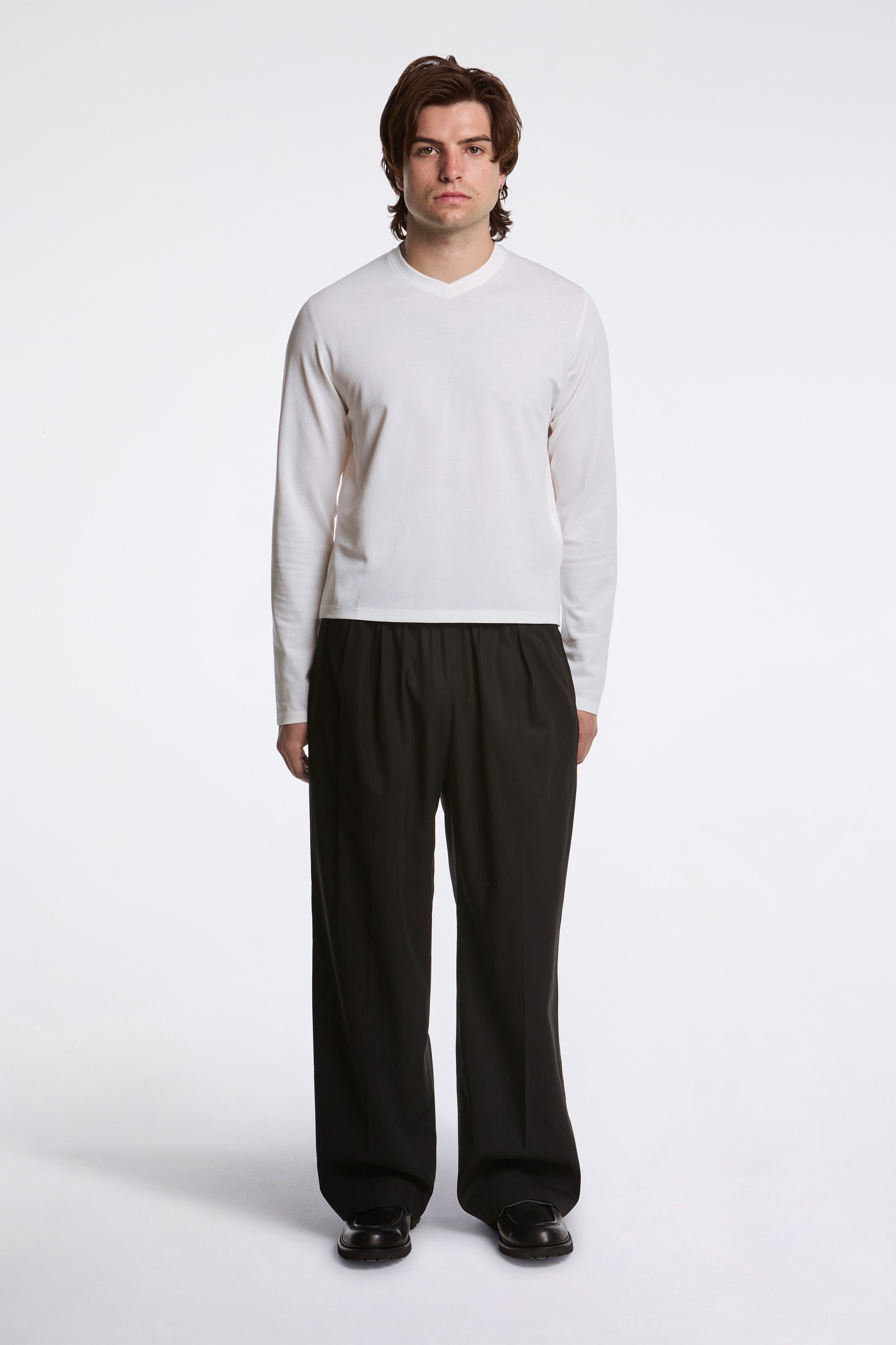 Contour Long Sleeve T-Shirt White