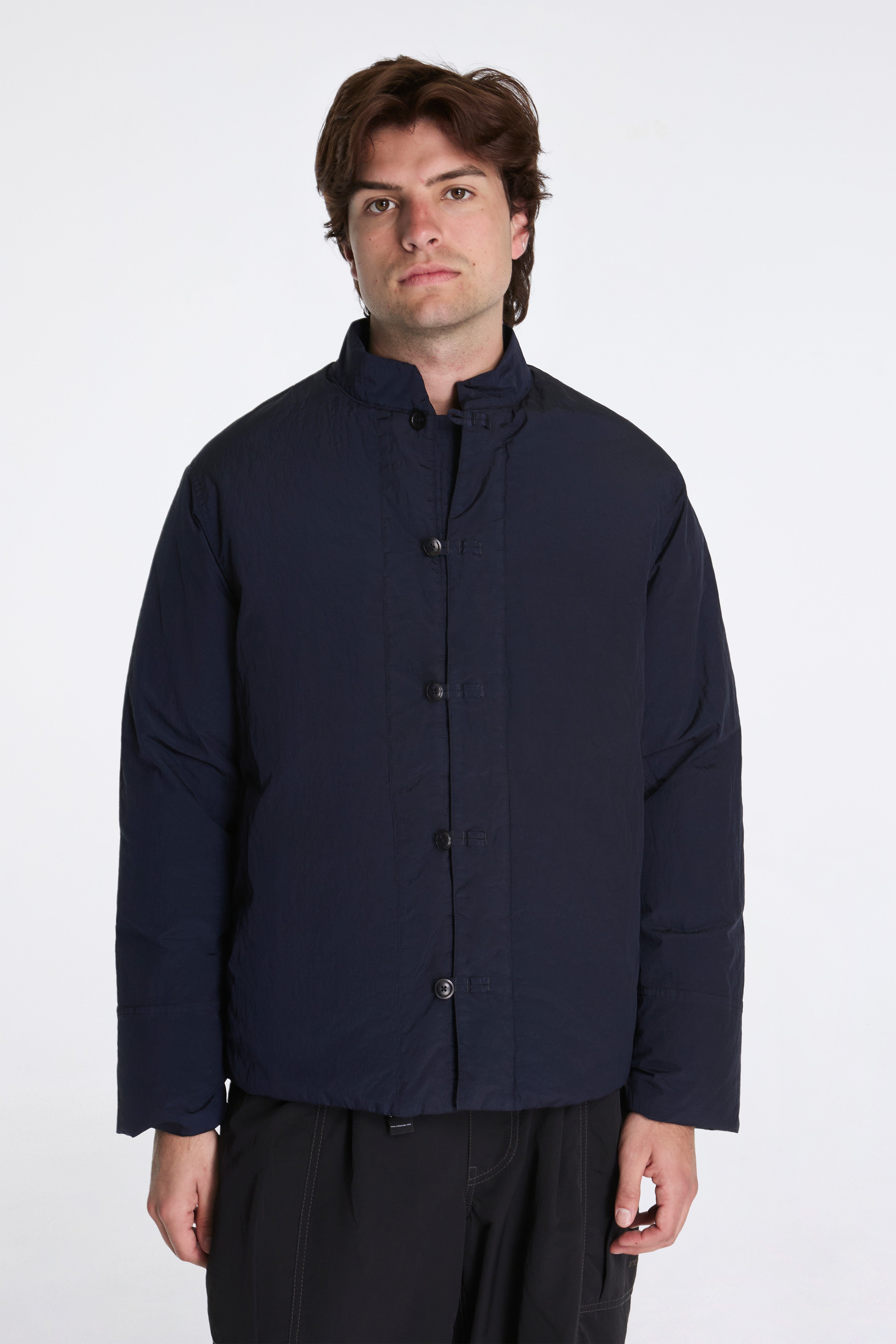 Garment Dyed Down Jacket Navy