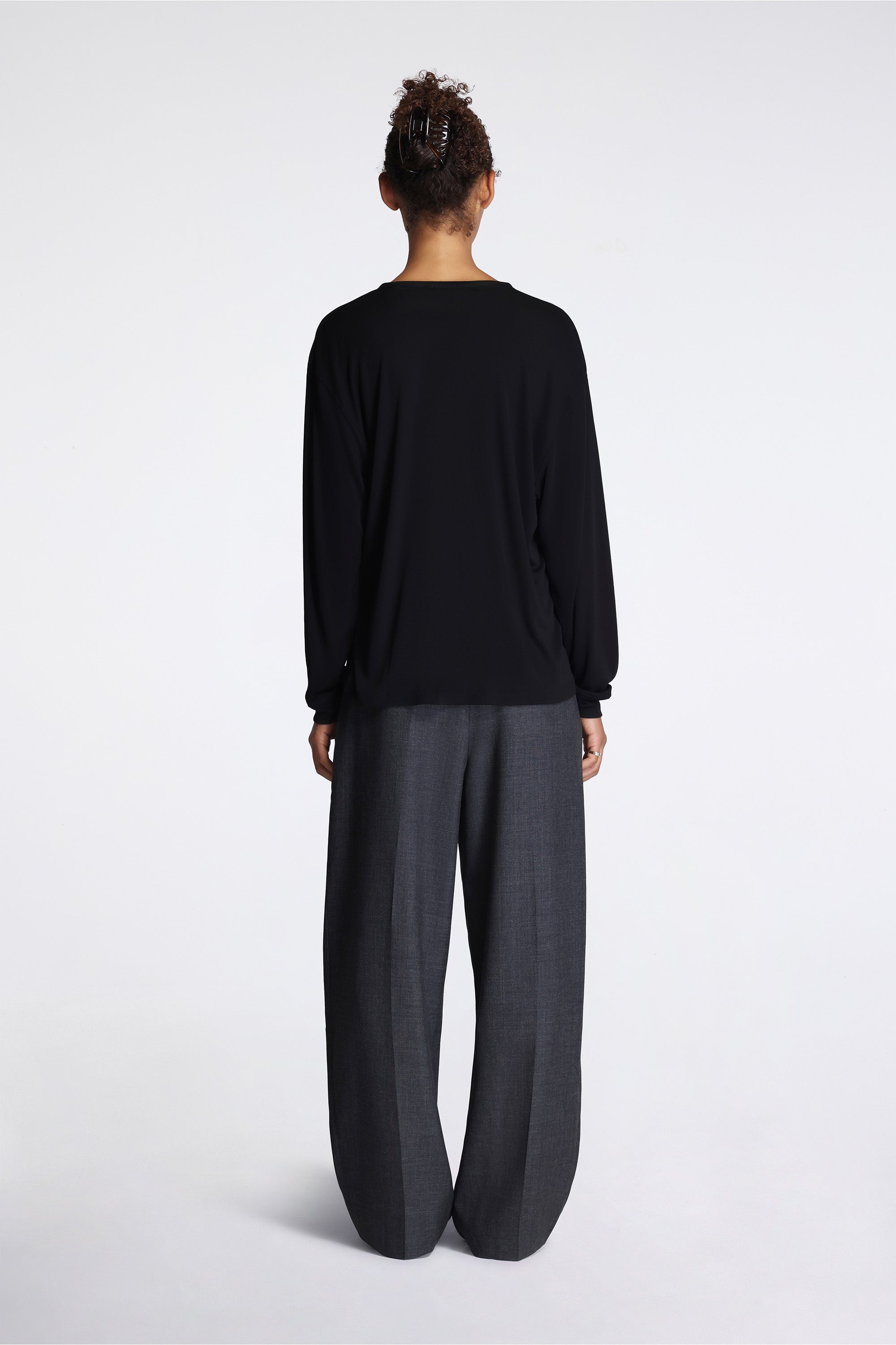 Rutas Henley Ls Top Black