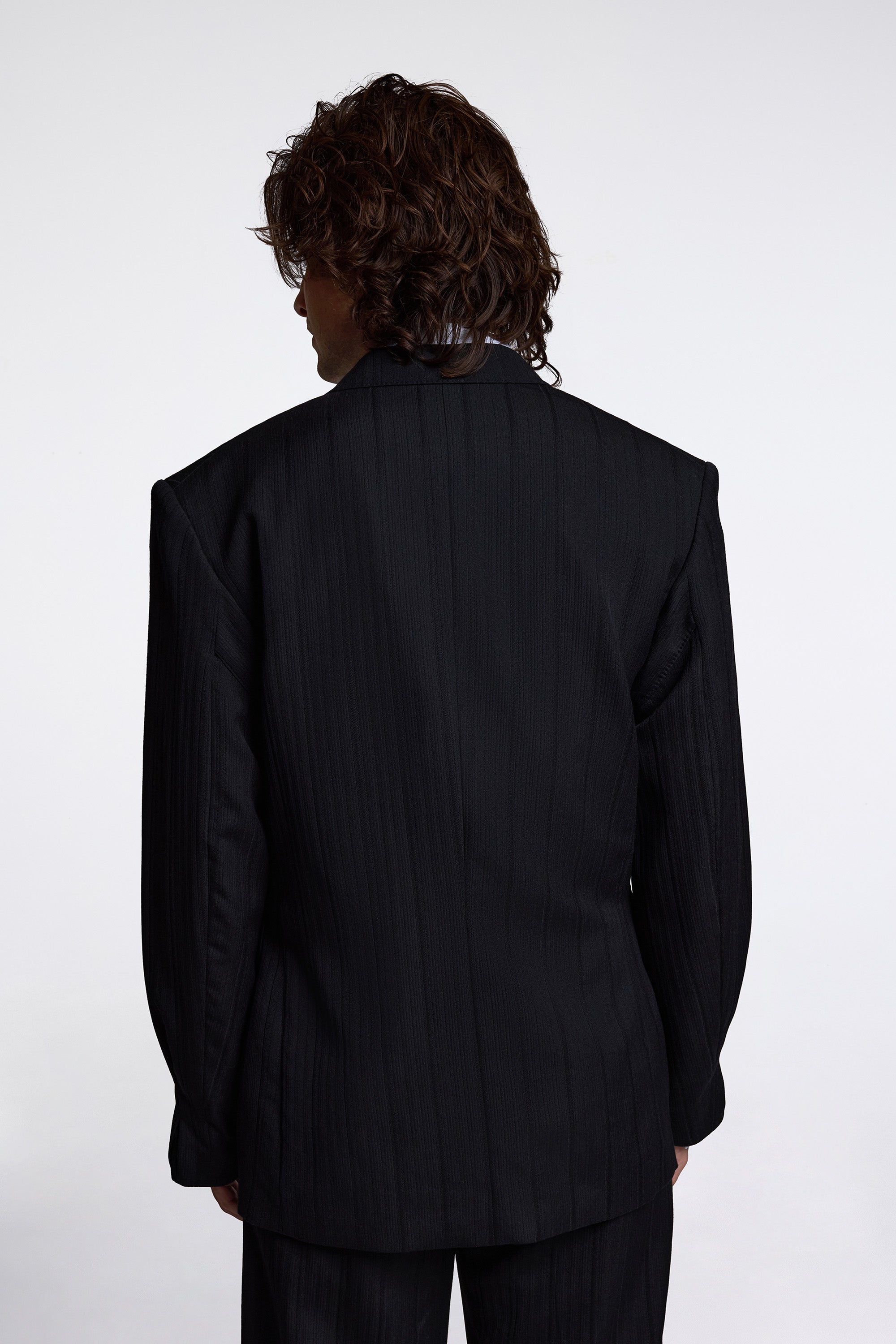 Tarhos Tailored Jacket Midnight Black