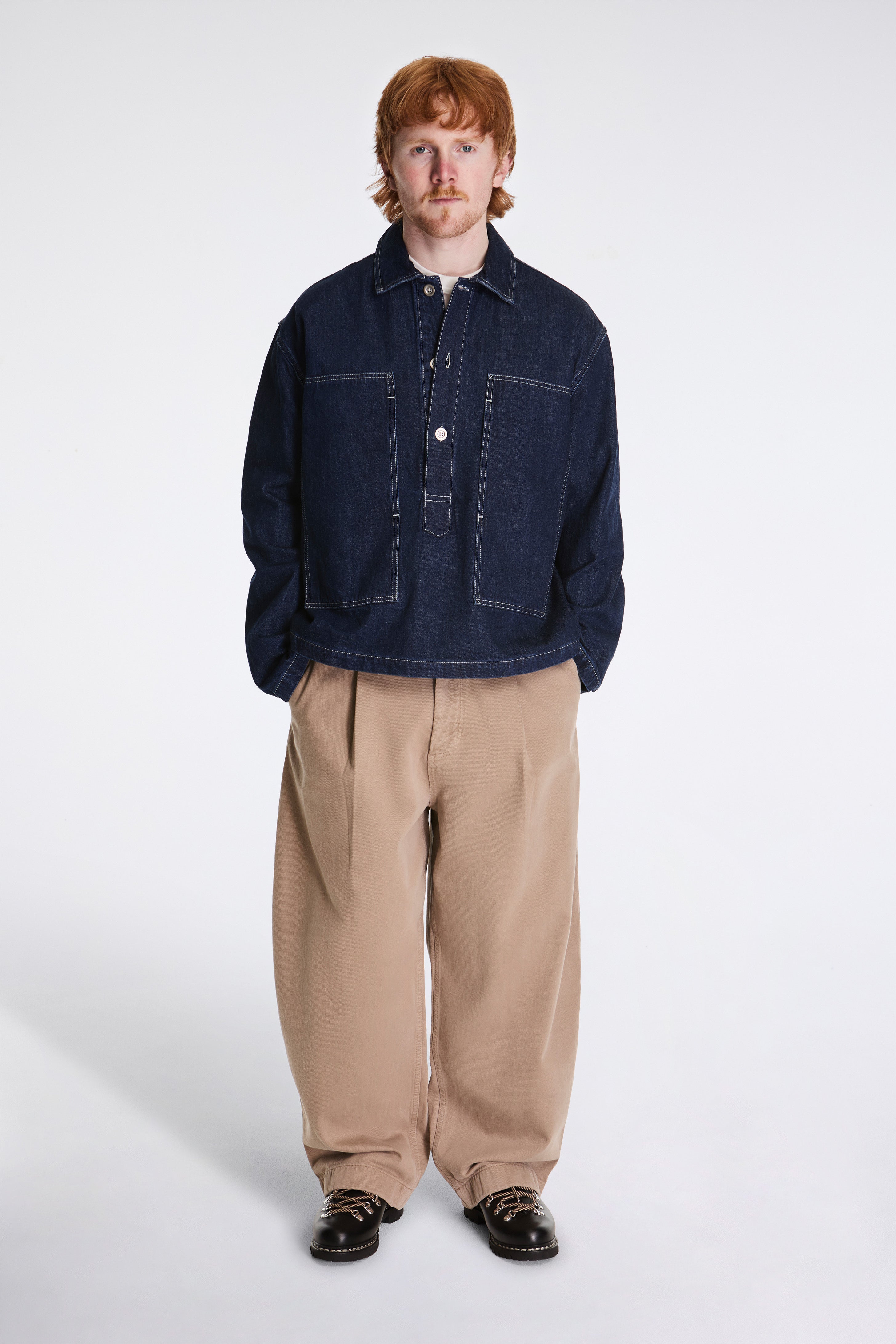 York Shirt Japanese Denim Indigo Wash