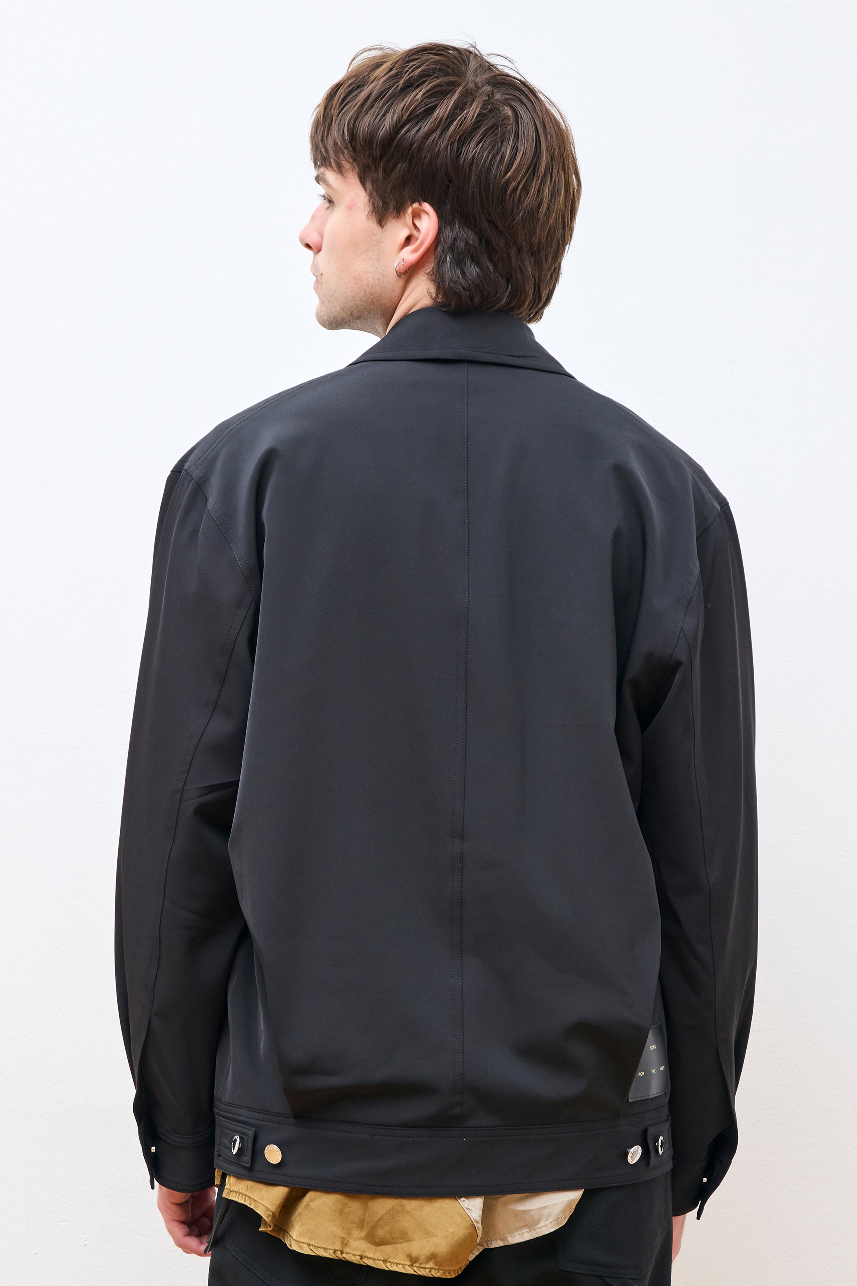 Coach Jacket Poly Tech Black