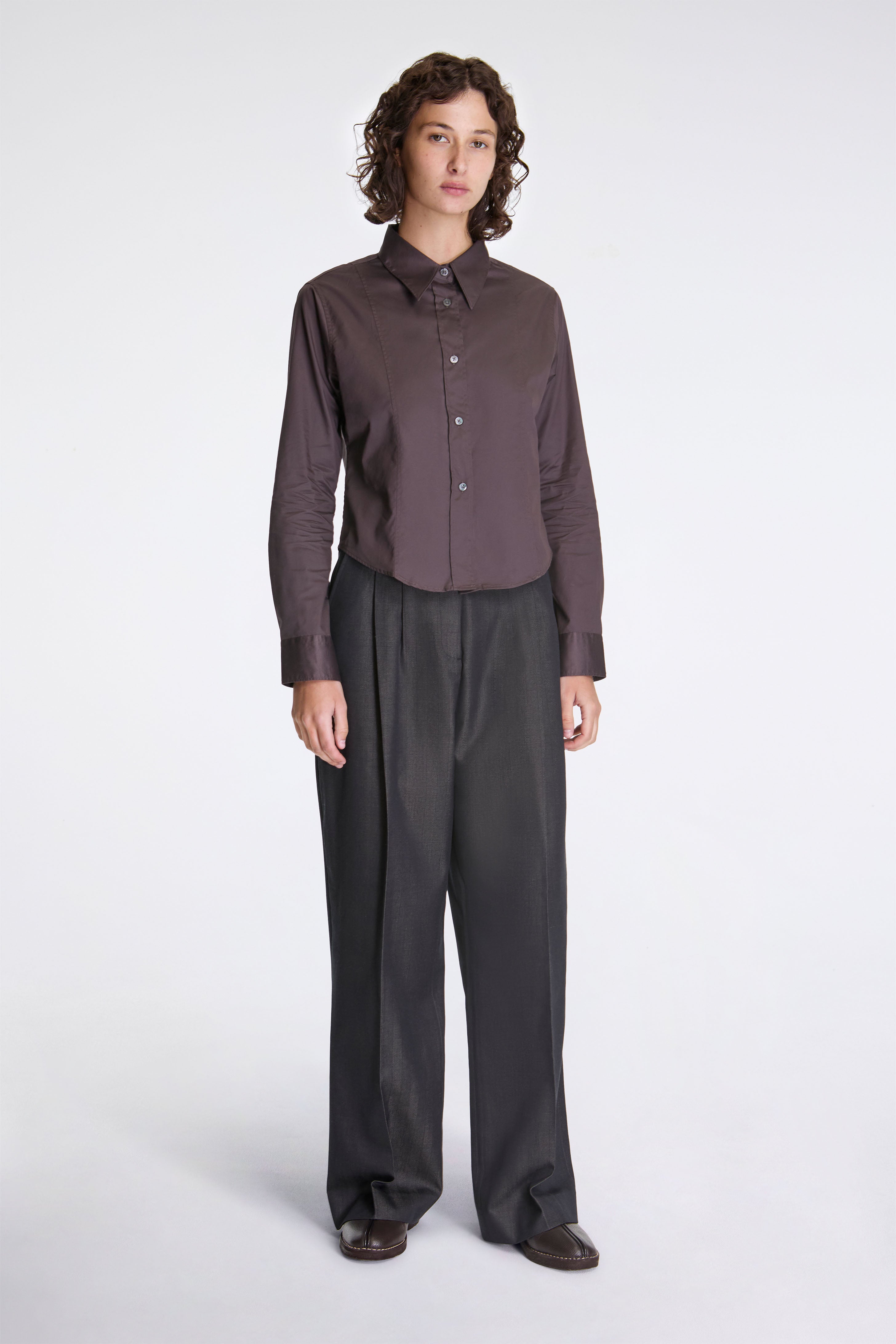 Readers Shirt Aubergine