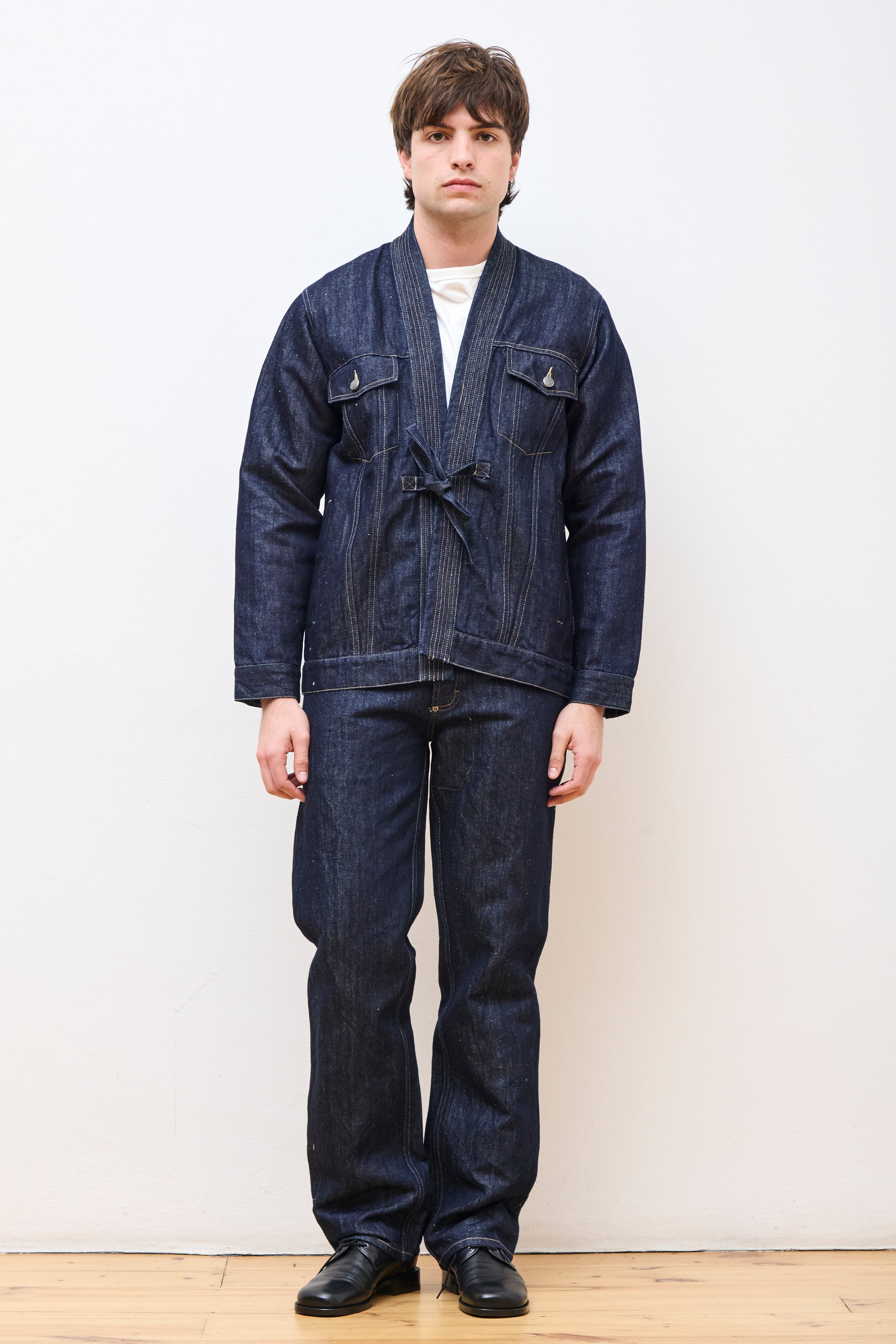 Maha Hemp Denim Kimono Indigo