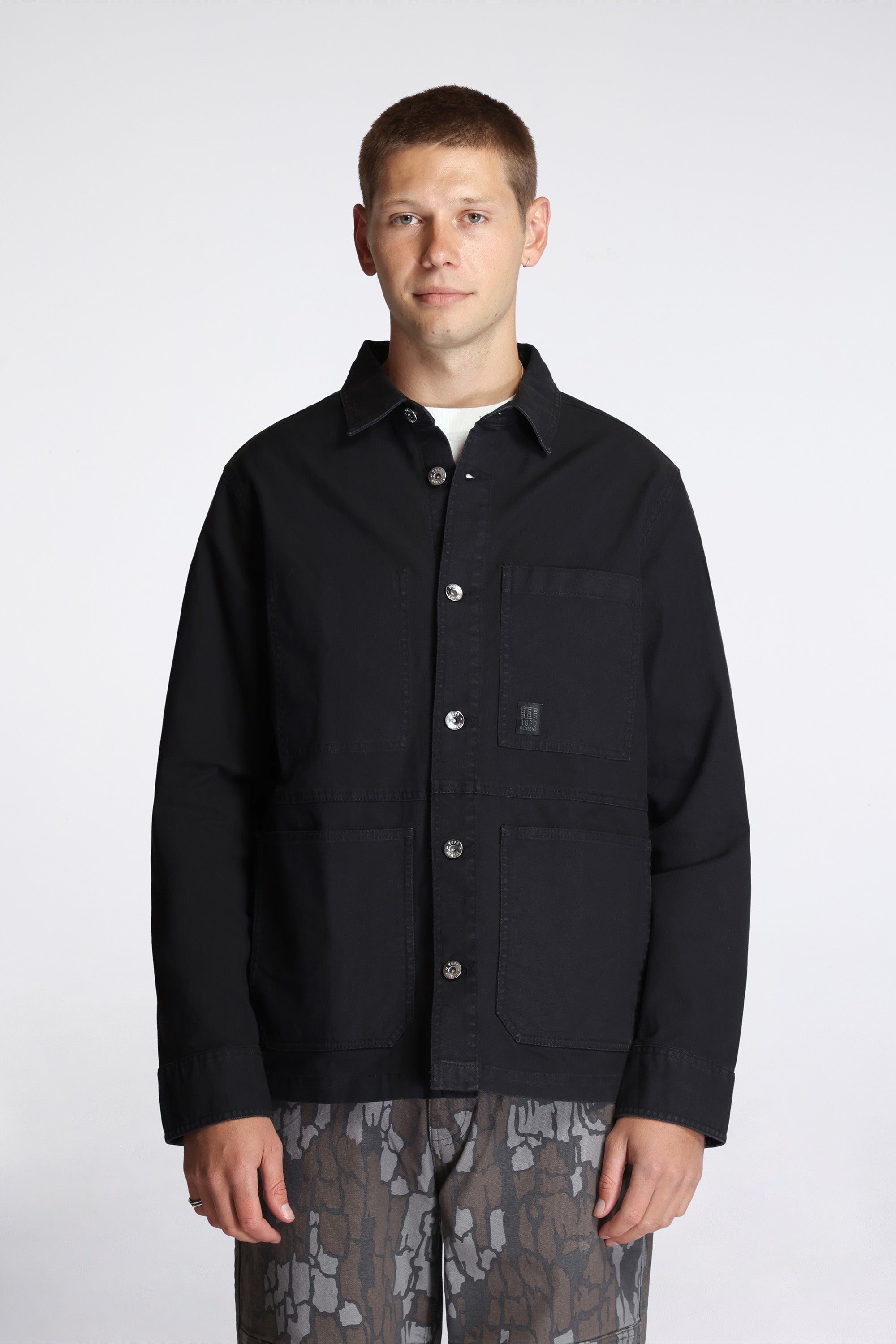 Utility Jacket Mens Black