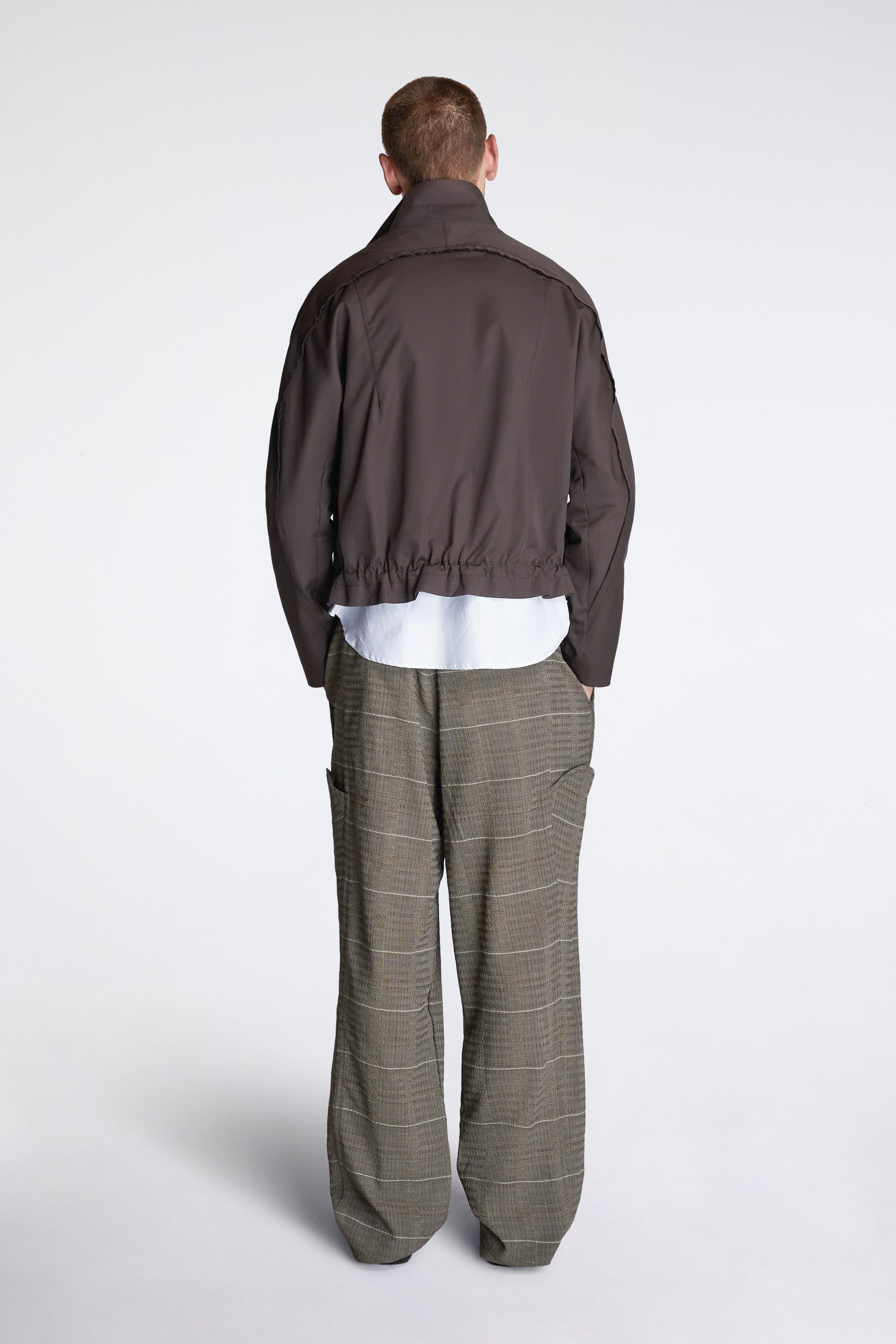 Andras Formal Trouser Taupe Check