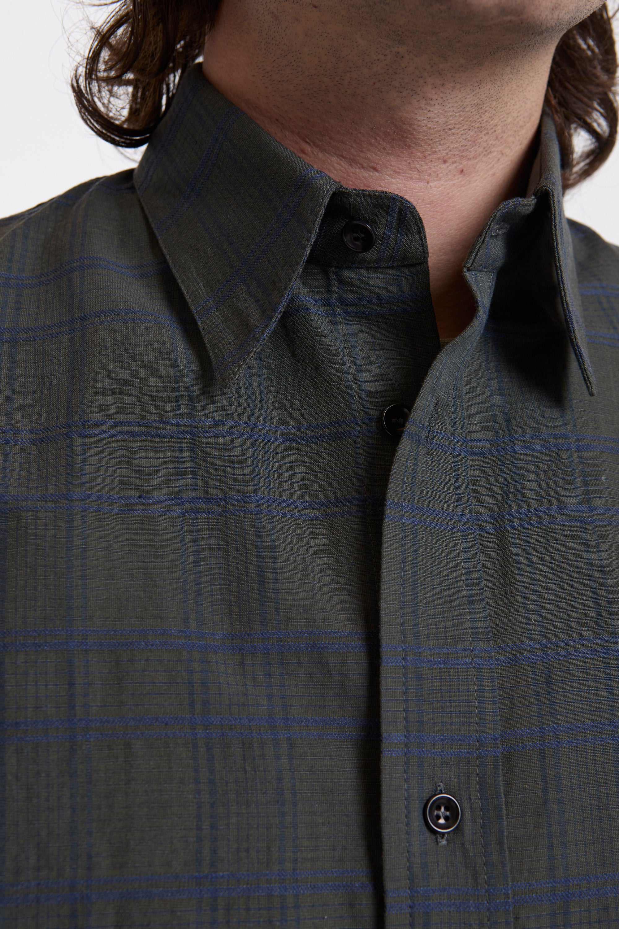 Chisholm Shirt Grey/Yellow Check