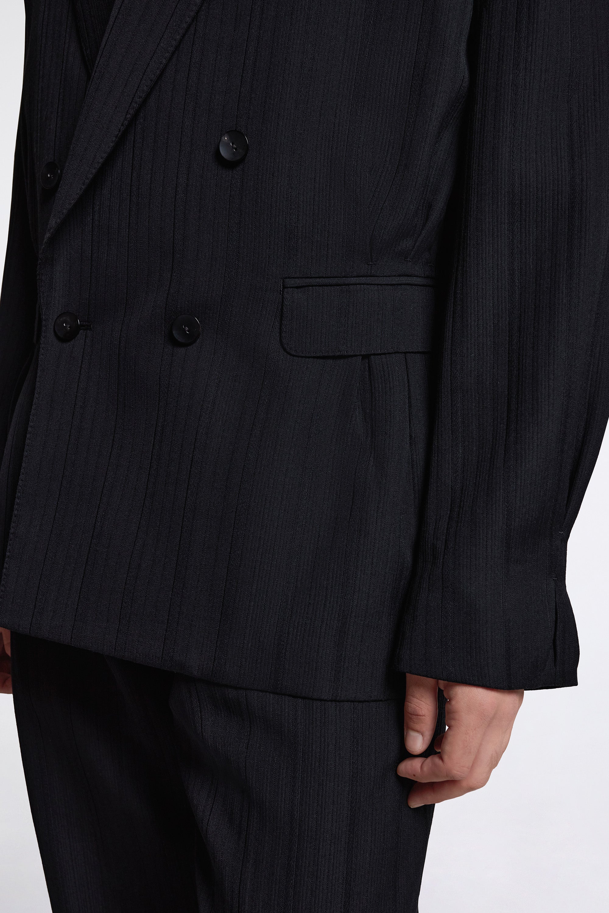 Tarhos Tailored Jacket Midnight Black