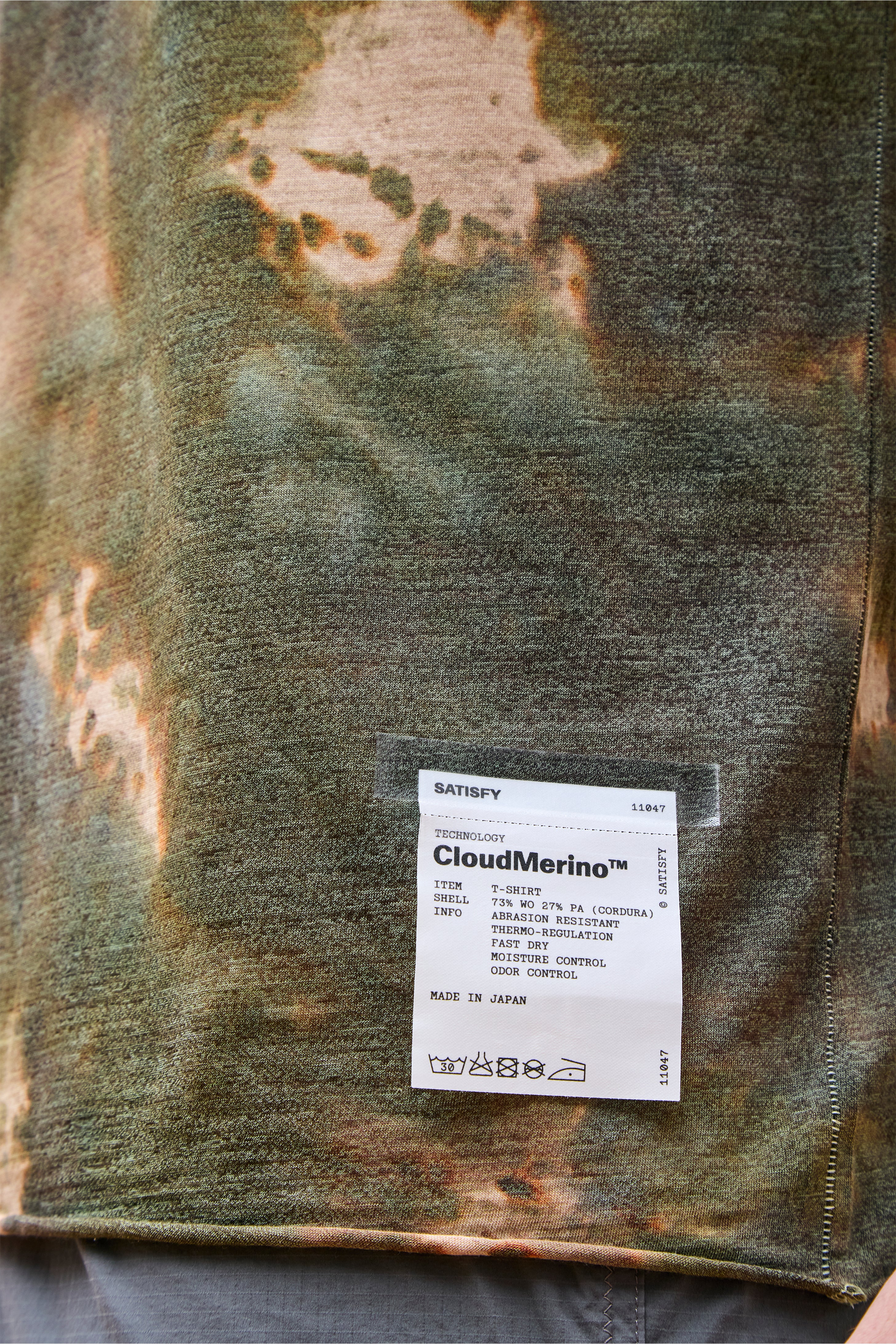 CloudMerino Cordura T-Shirt Batik Military Olive