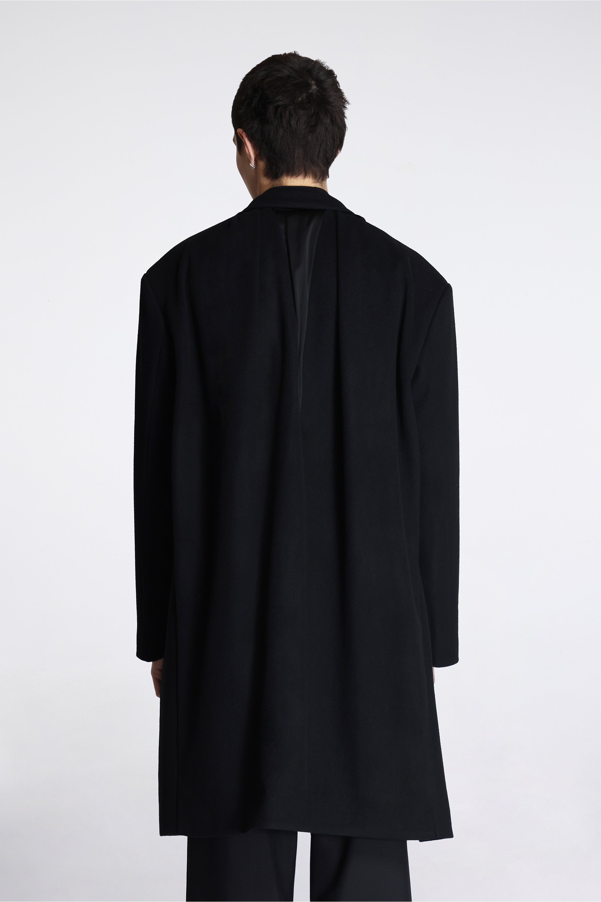 Epelde Overcoat Deep Black
