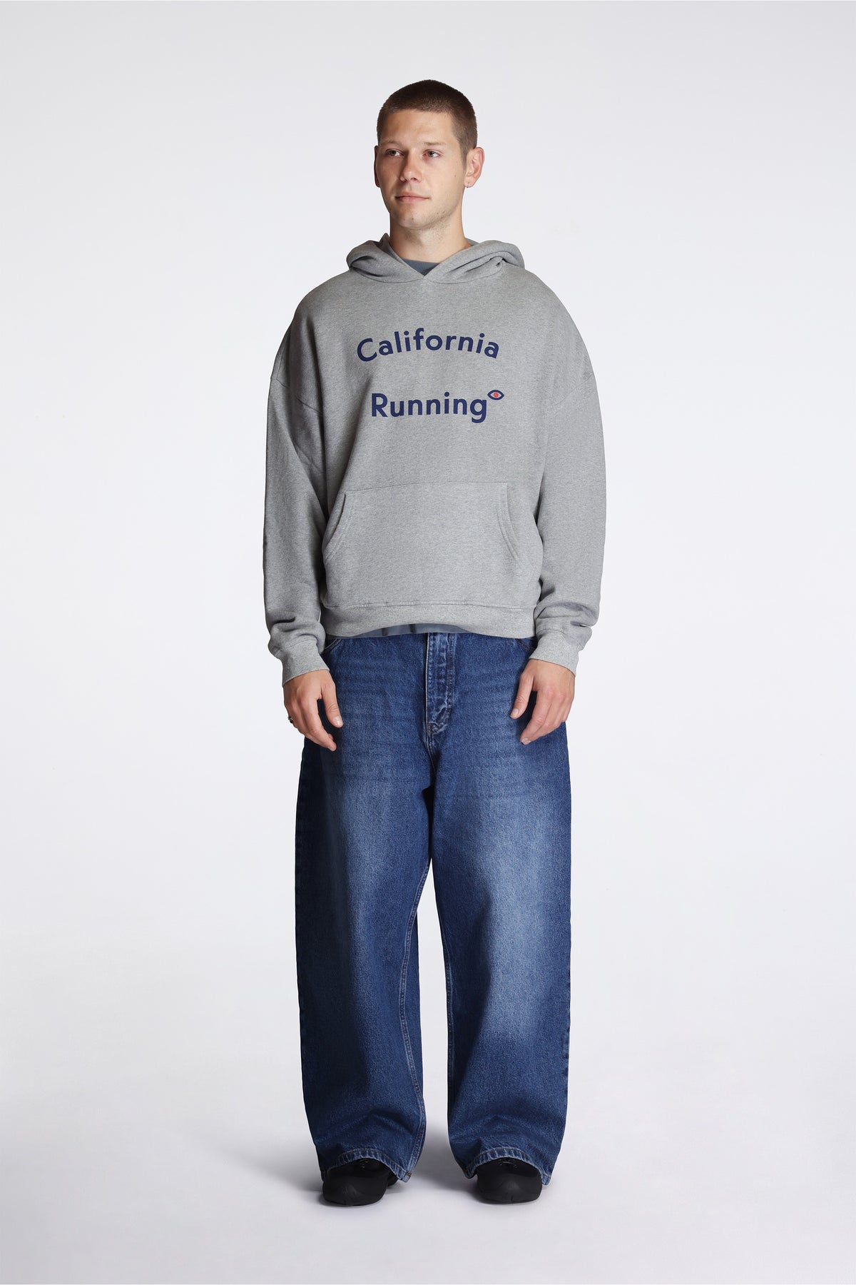 California Cotton Hoodie Staff Hoodie Heather Gray