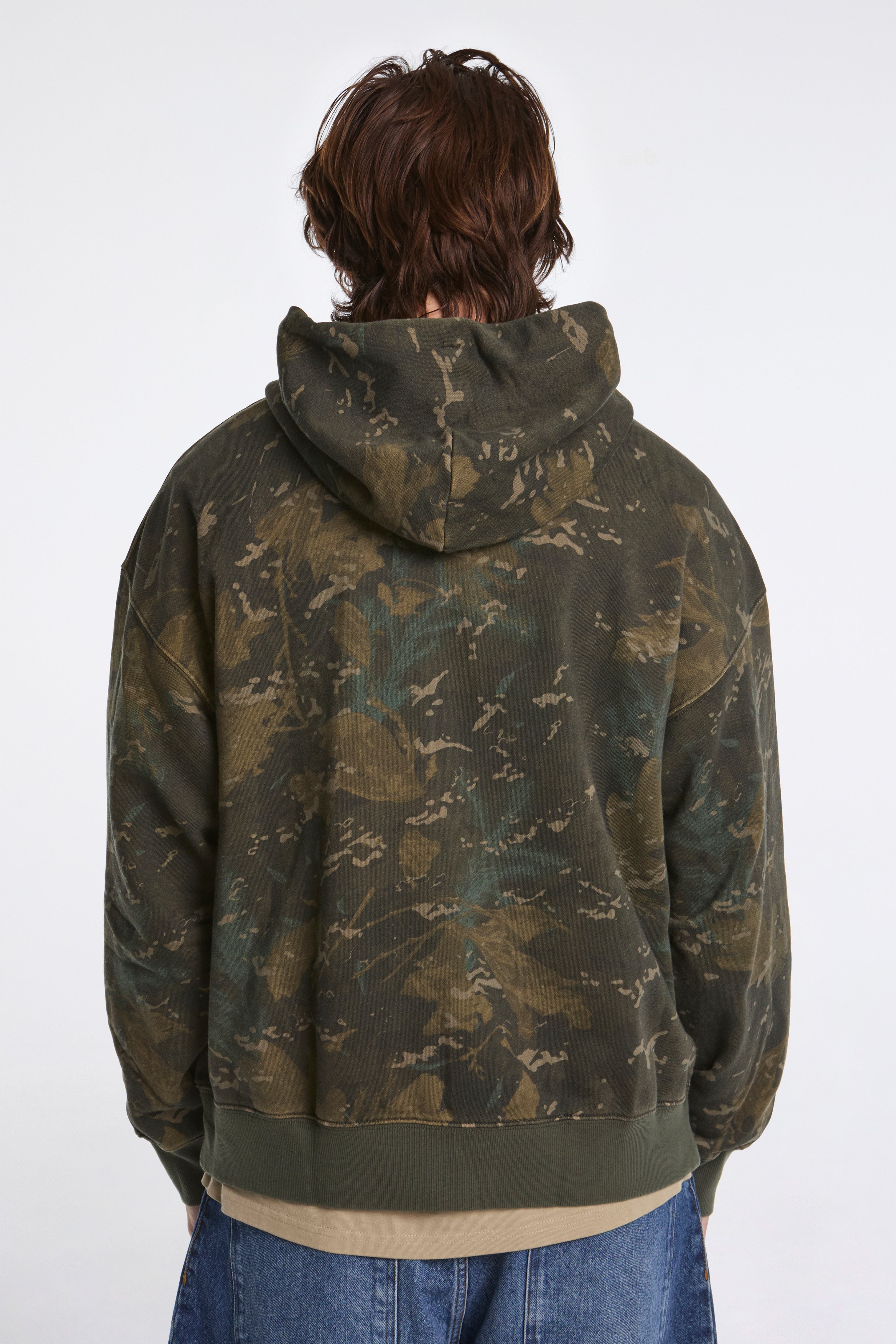 Hooded Benton Sweat Jacket Camo Combi