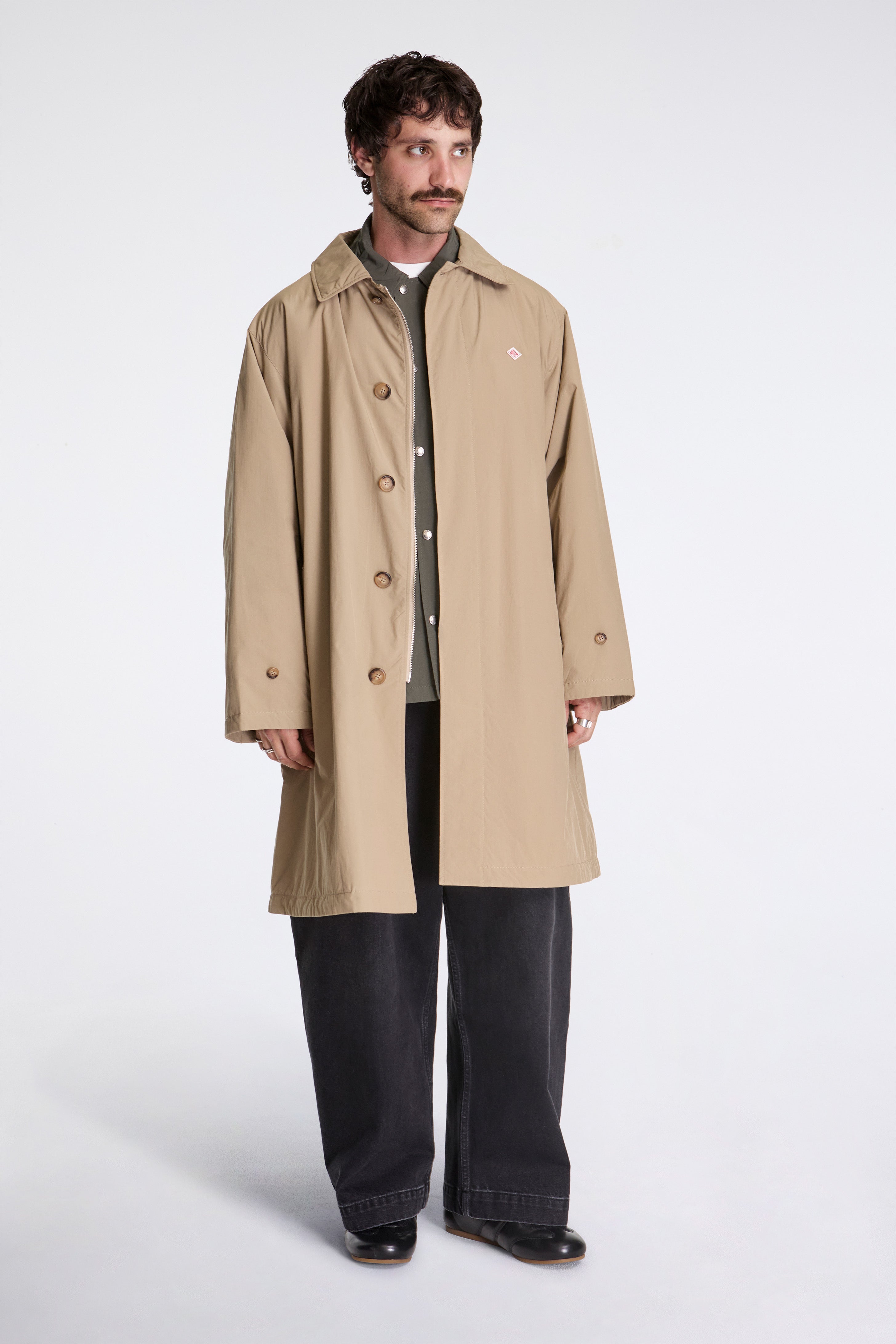 Collar Coat Beige