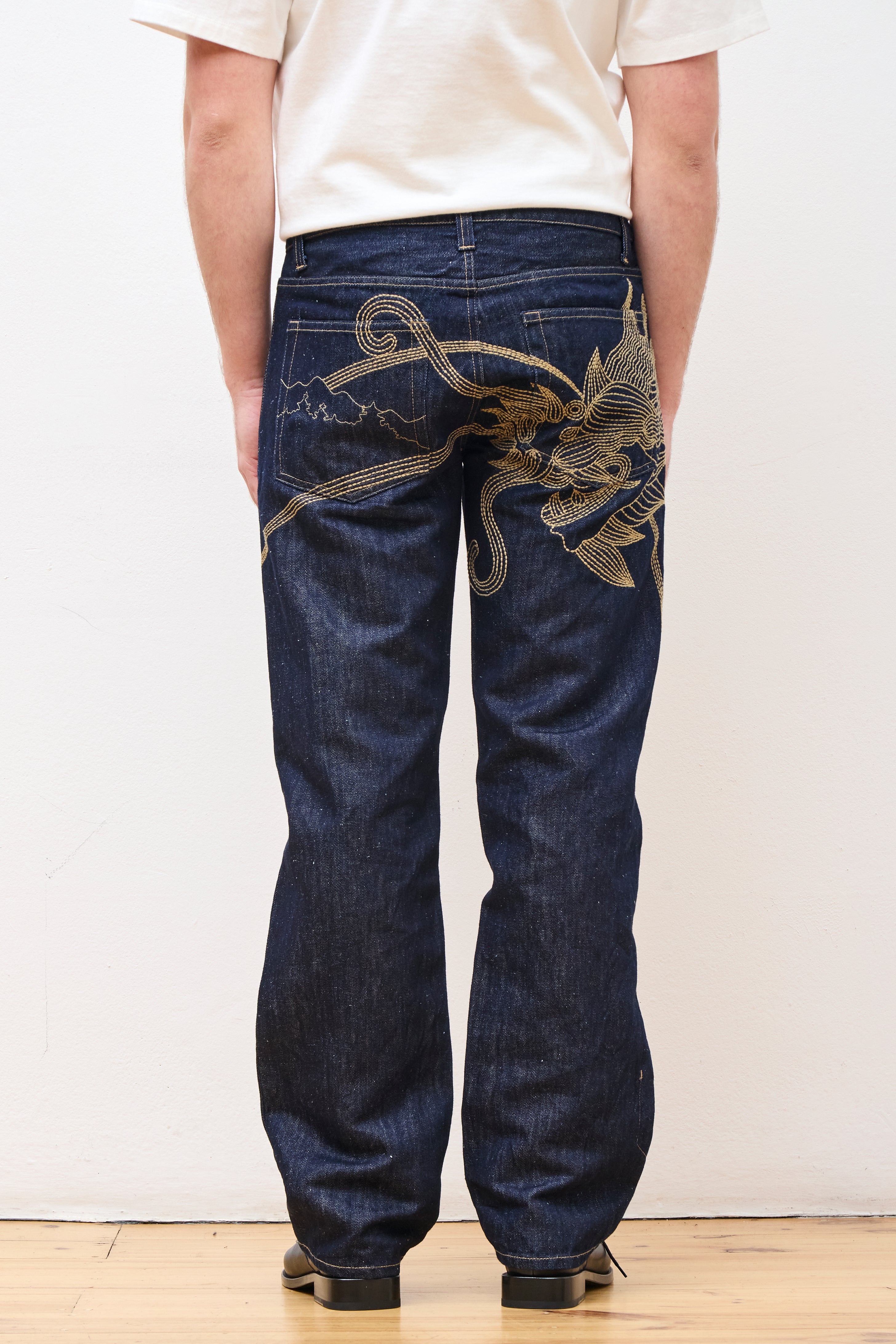 Dragon Hemp Denim Jeans Indigo