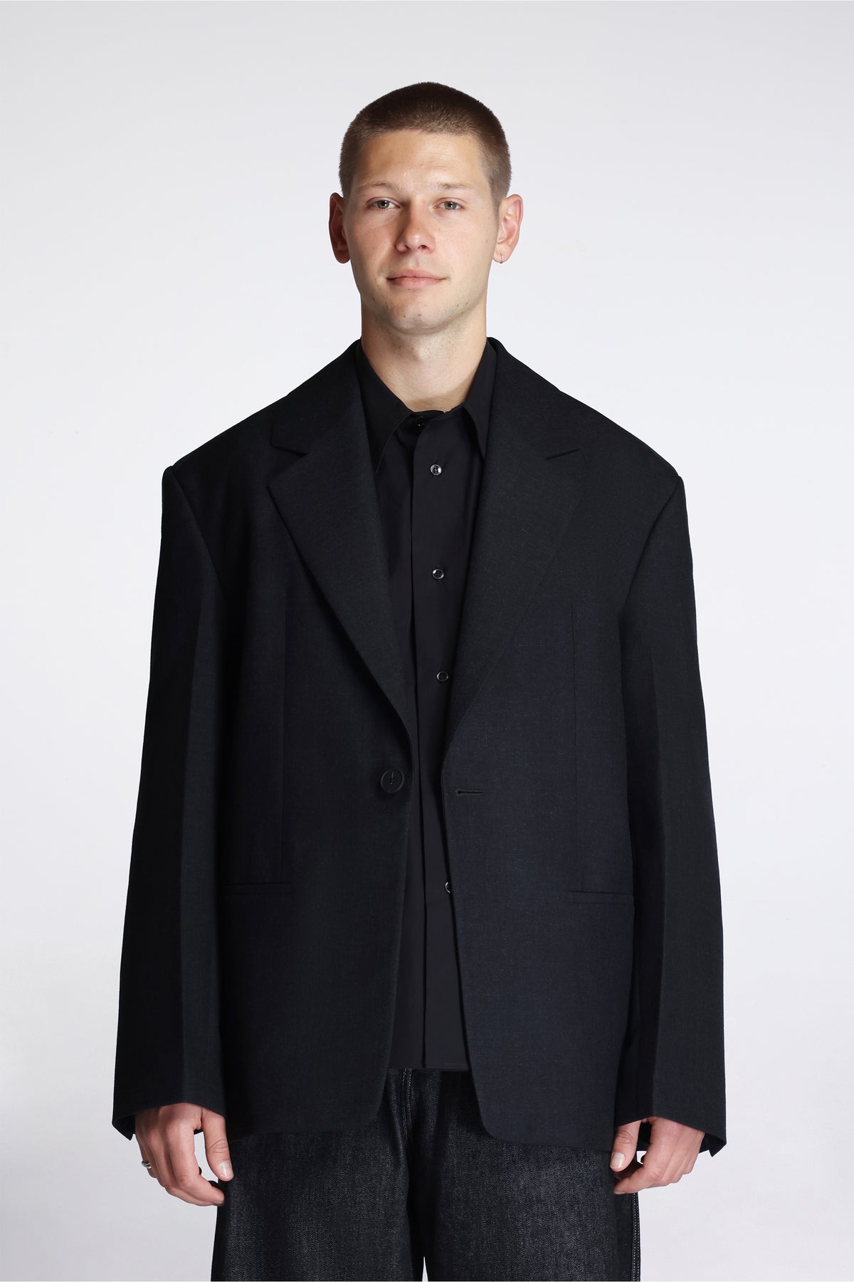 Fenn Single Breasted Blazer Flint