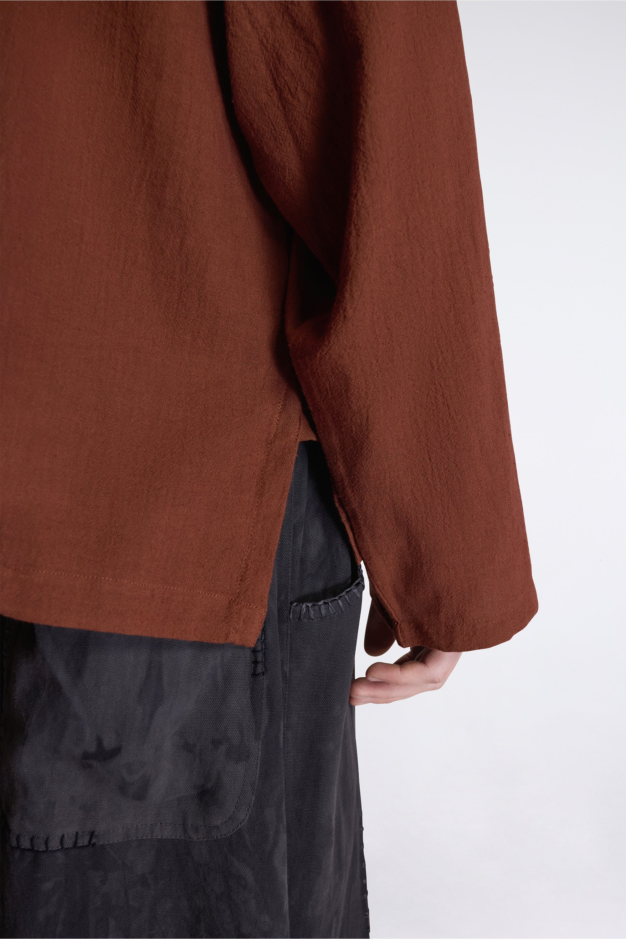 Fisherman Hoodie Brown