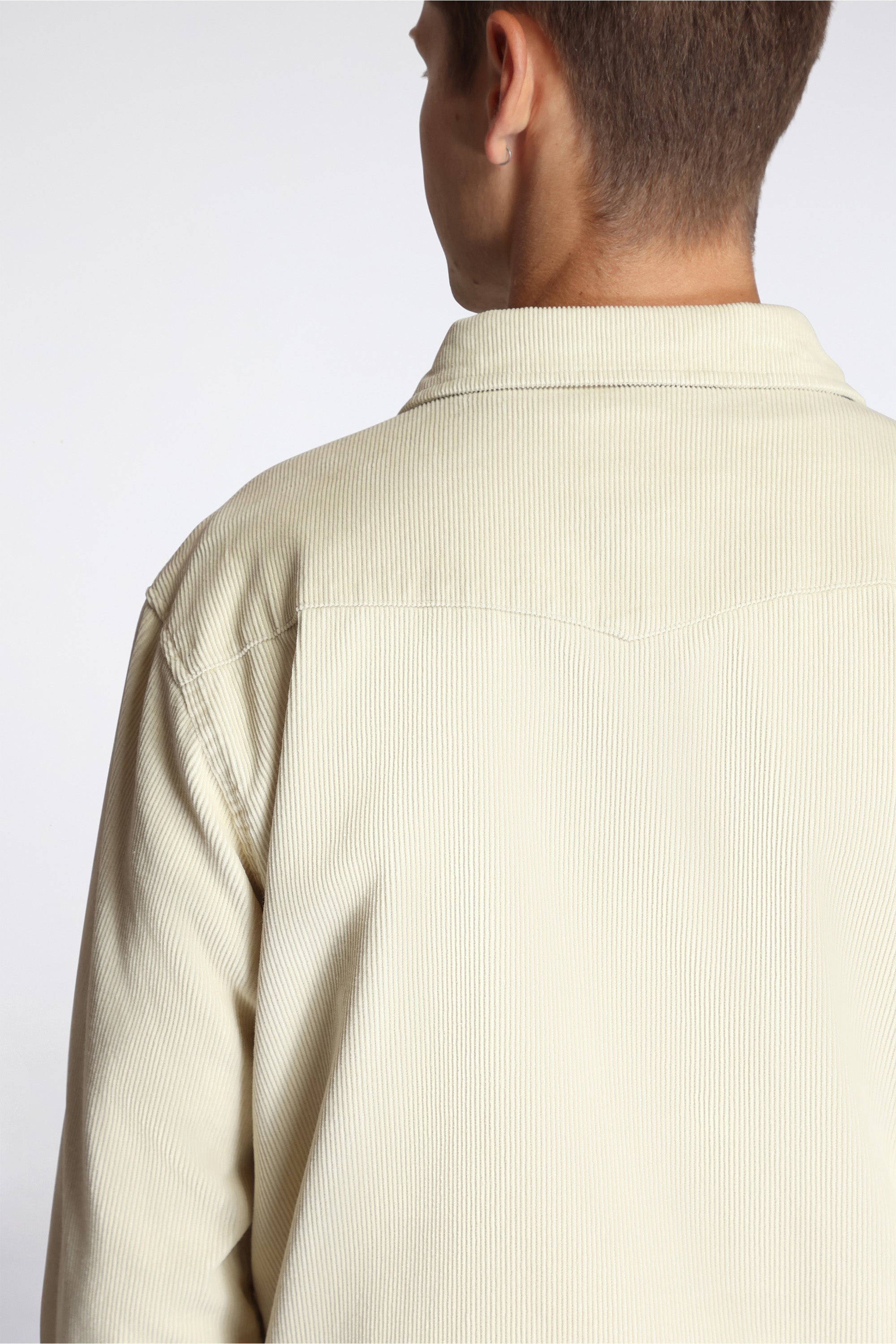 Mountain Shirt Corduroy Mens Bone White